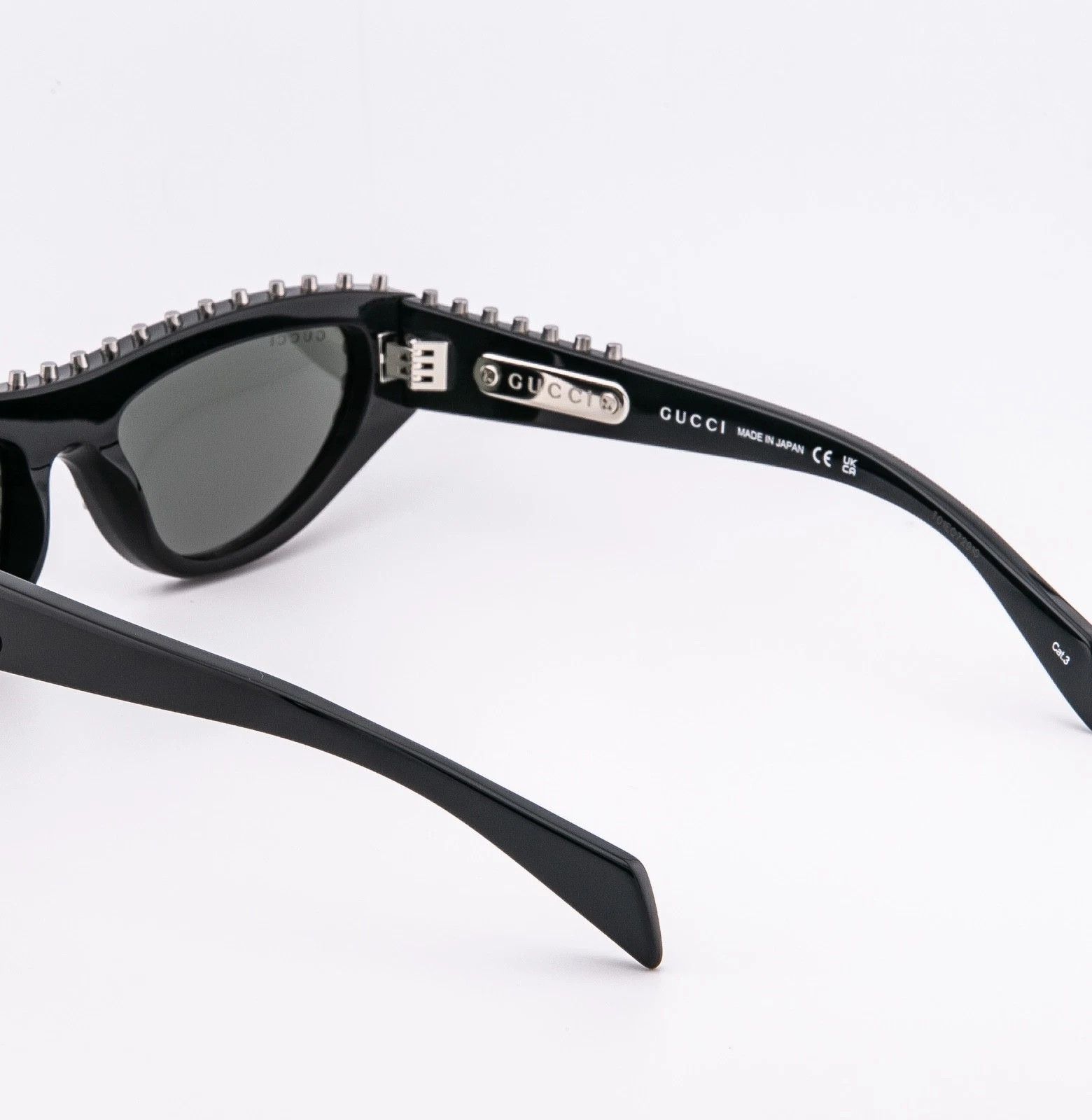 Gucci GUCCI GG1919S Black 1919 Stud Spike Cat Eye Mask Fashion 005 Size ONE SIZE - 6 Thumbnail