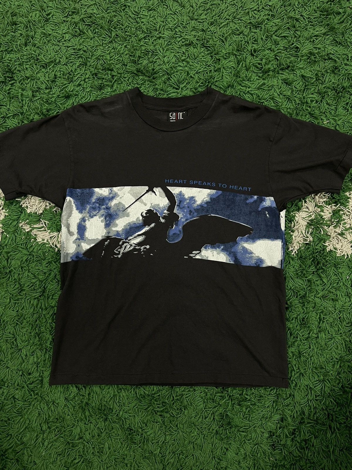 Saint Michael T-Shirt Black Blue