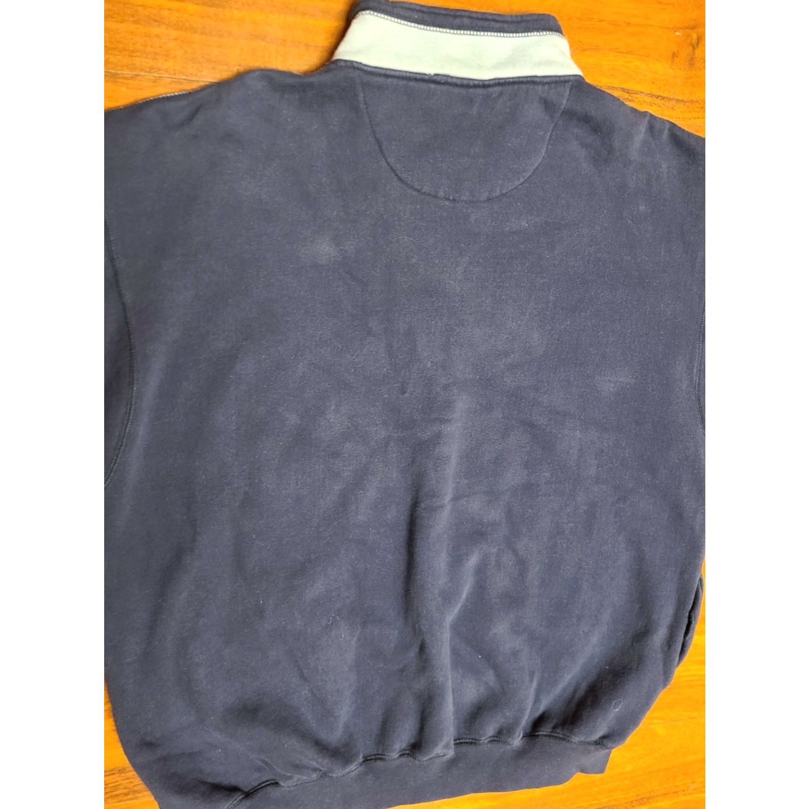 Vintage VINTAGE Grand Casino Sweatshirt 1/4 Zip Blue Men's XL Pockets Pullover Crewneck 90s Gambling Official Size US XL / EU 56 / 4 - 4 Thumbnail
