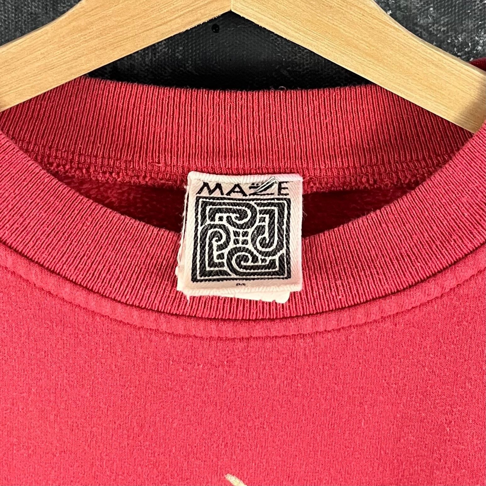 Vintage Vintage 90’s Fall Leaves sweatshirt Size US L / EU 52-54 / 3 - 3 Thumbnail