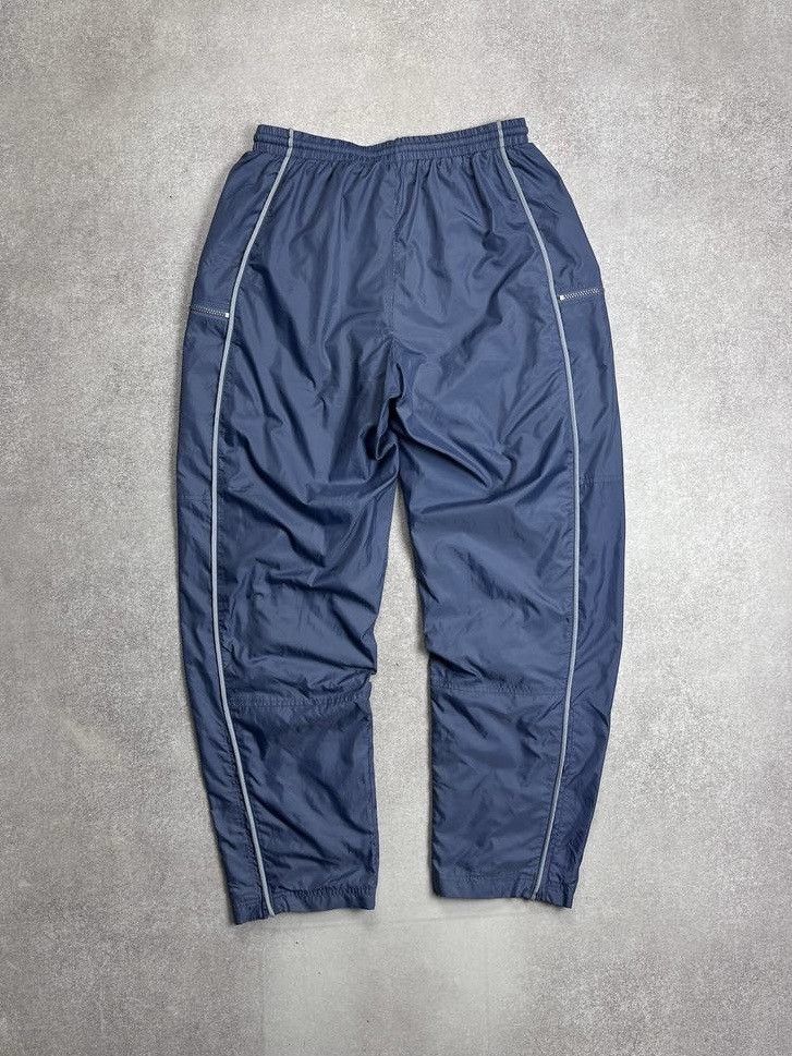 Nike Vintage Nike Swoosh Blue Nylon Track Pants Y2K L Size US 34 / EU 50 - 10 Thumbnail
