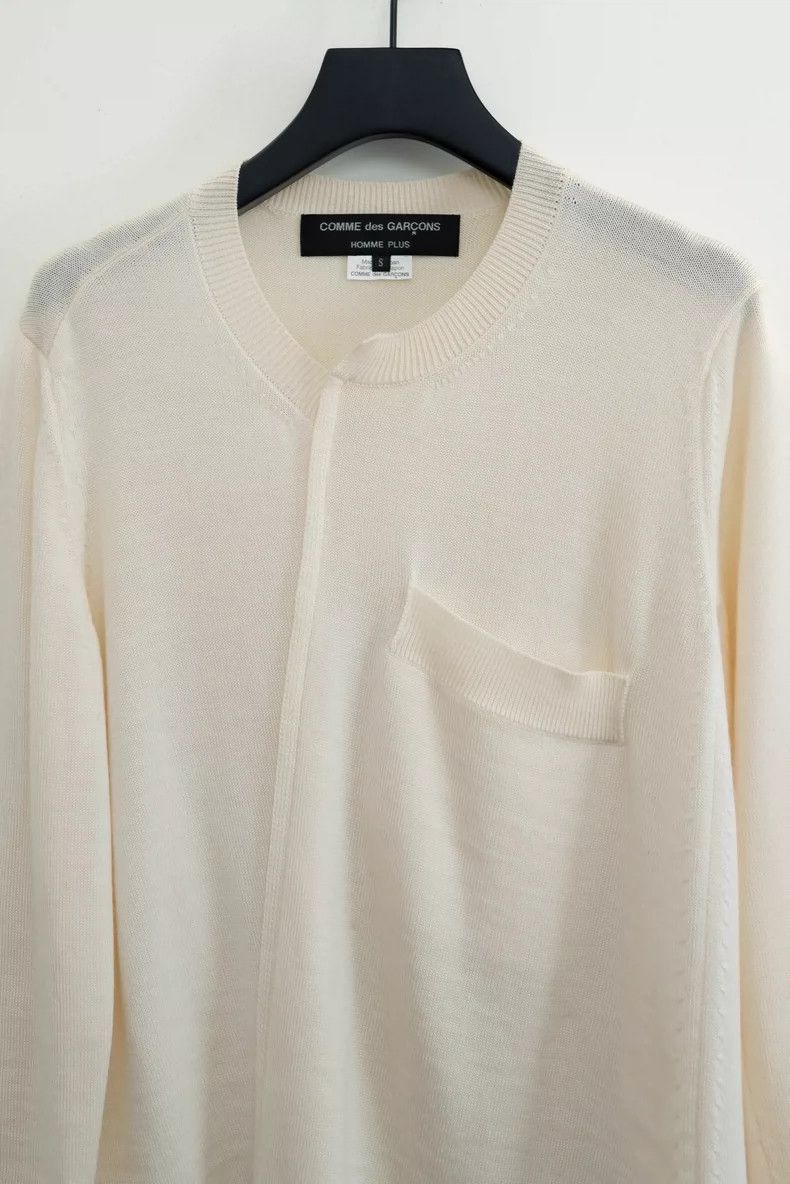 Comme des Garcons Comme des Garcons Off-white twisted asymmetric sewing swea Size S / US 4 / IT 40 - 4 Thumbnail