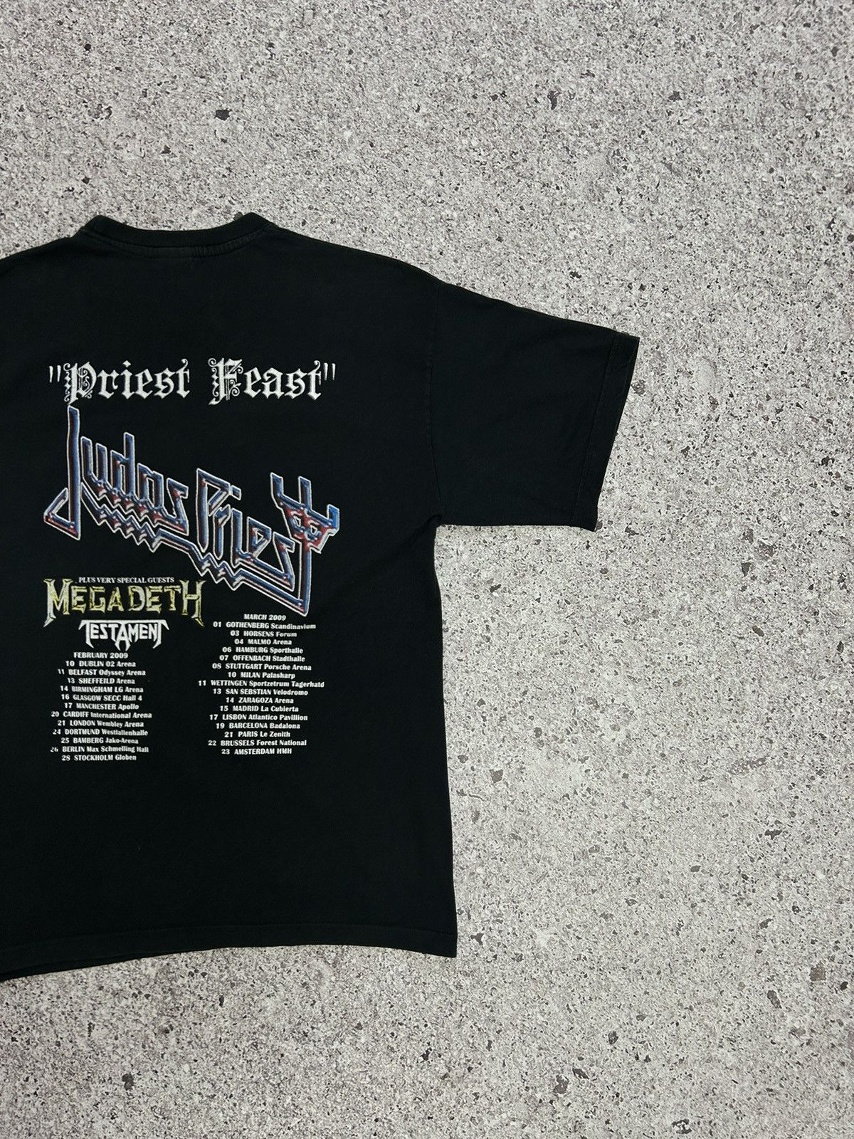 Band Tees × Judas Priest Vintage 2009 Judas Priest Nostradamus Tour Band Rock T-Shirt Size US XL / EU 56 / 4 - 8 Thumbnail