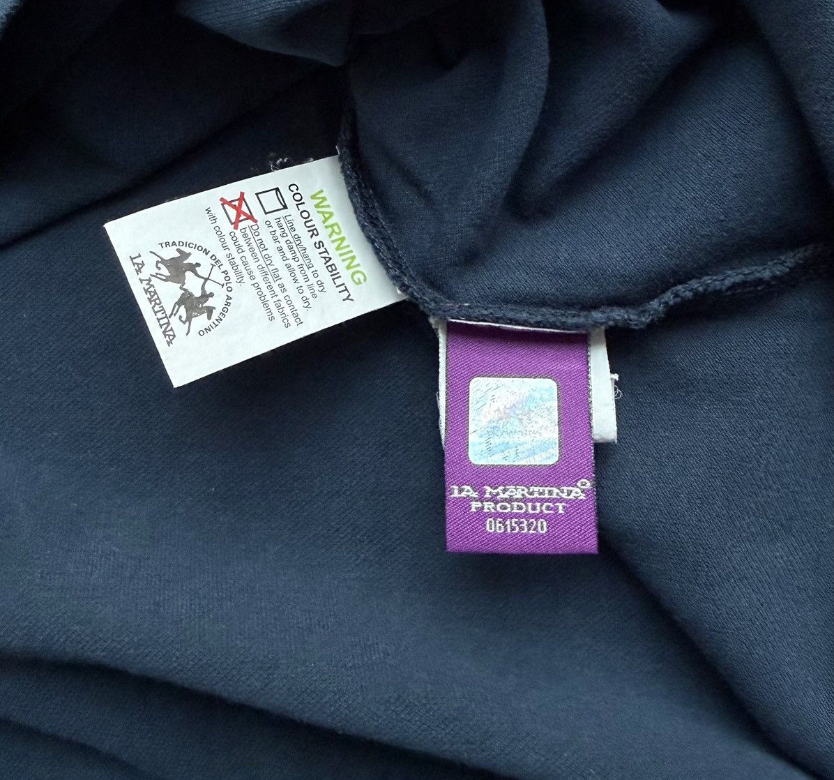 La Martina La Martina Polo Team Navy Blue Long Sleeve T-Shirt Size US M / EU 48-50 / 2 - 6 Thumbnail