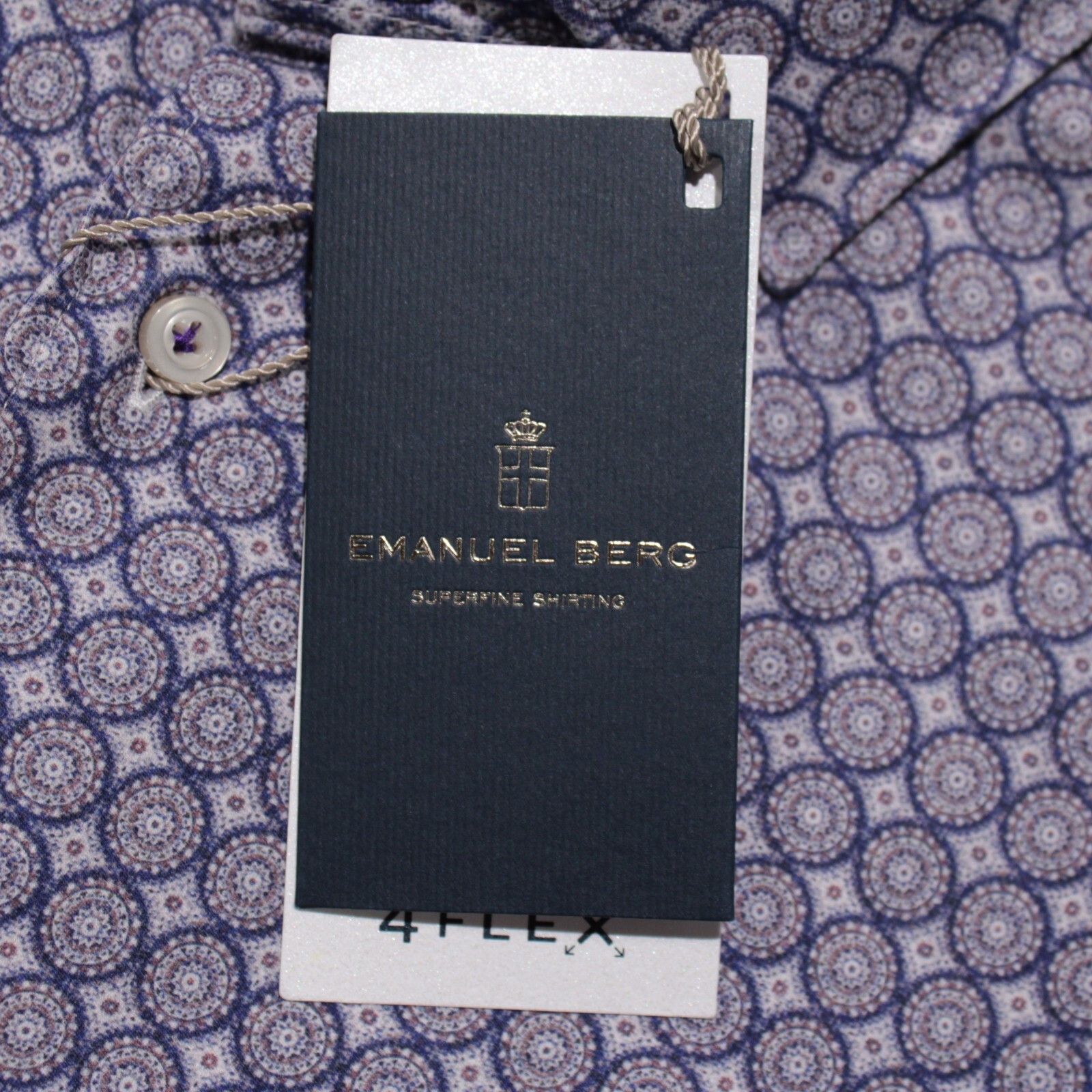 Emanuel Berg New with tags Shirt Size L US In Purple