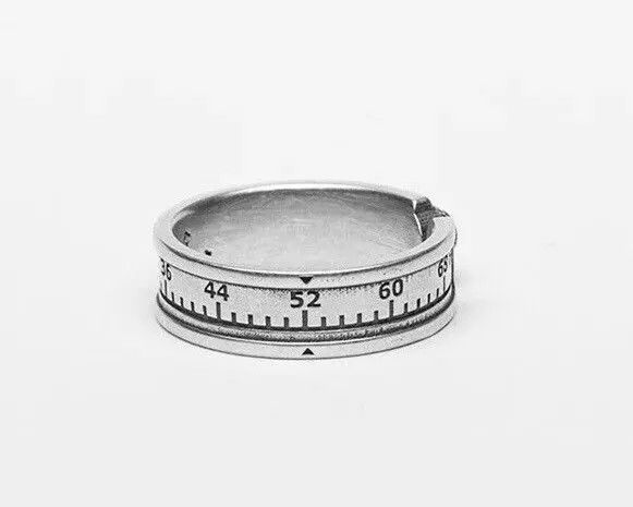 Jewelry Silver Measuring Ruler Resizable Ring Size ONE SIZE - 2 Thumbnail
