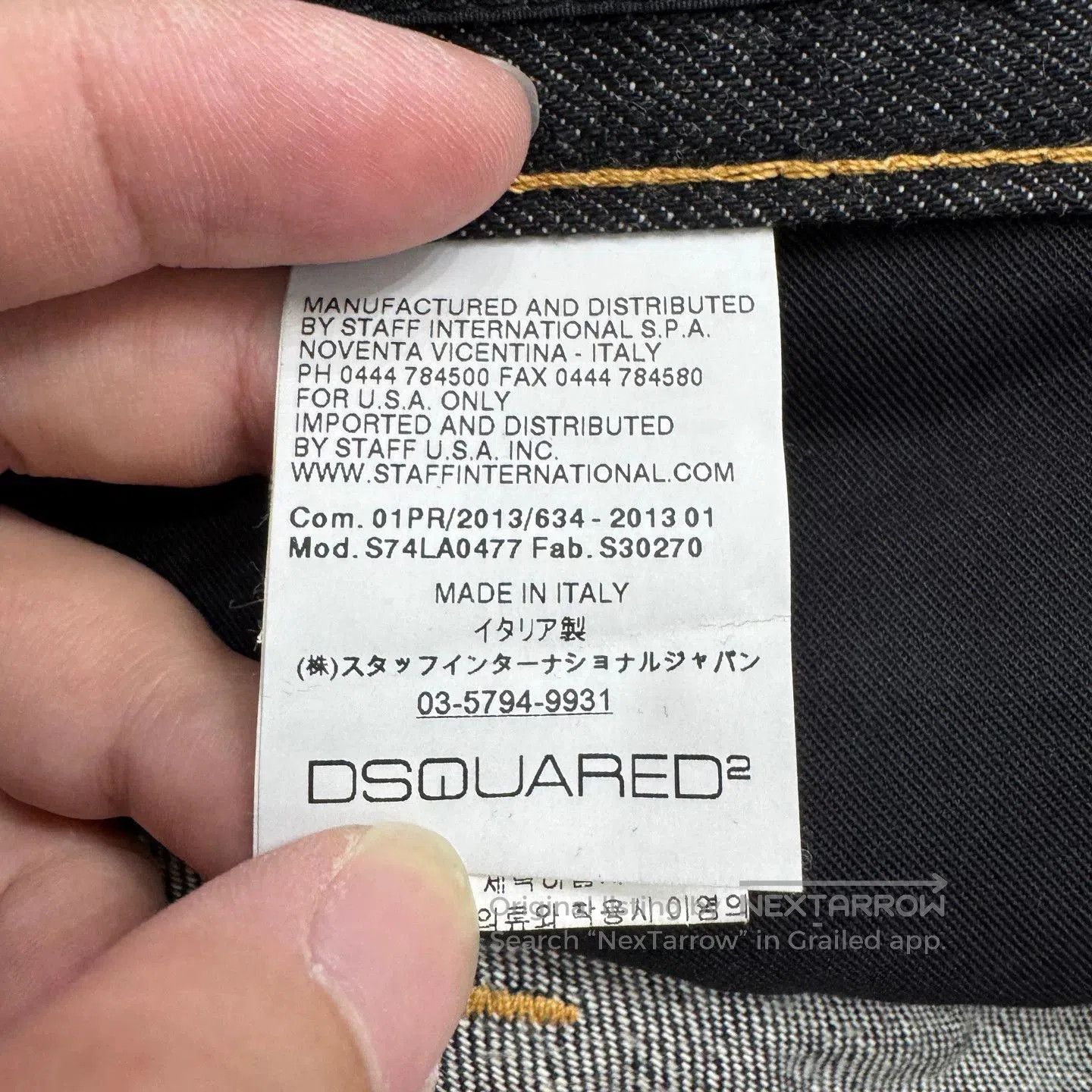 Dsquared2 Dsquared2 Distressed Paint Splatter Jeans. Size US 32 / EU 48 - 3 Thumbnail