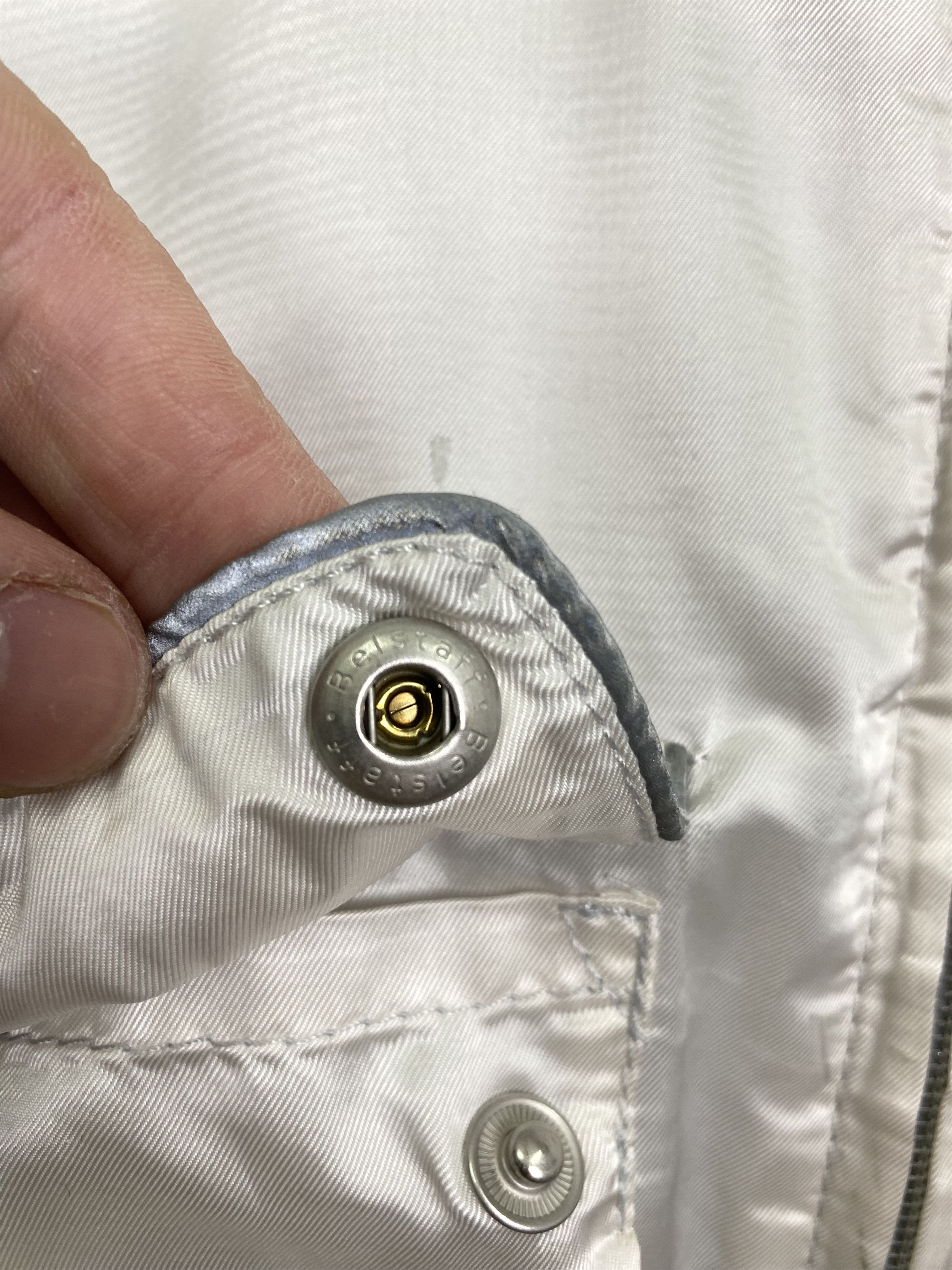 Belstaff Vintage BELSTAFF England Silver Label Nylon Bomber Jacket Size M / US 6-8 / IT 42-44 - 6 Thumbnail