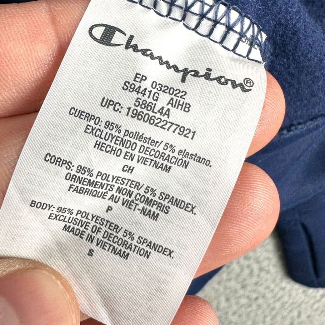 Champion Champion Hoodie Sweatshirt Mens Small Navy Graphic Print Pullover Drawstring Size US S / EU 44-46 / 1 - 6 Thumbnail