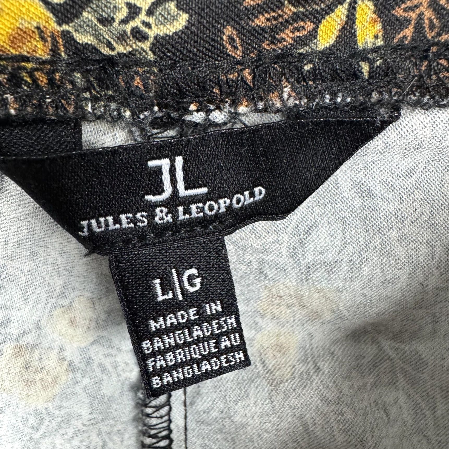 Vintage Jules & Leopold Paperbag Waist Pants L Dark Floral Boho Indie Casual Feminine Size 36" / US 14 / IT 50 - 6 Thumbnail