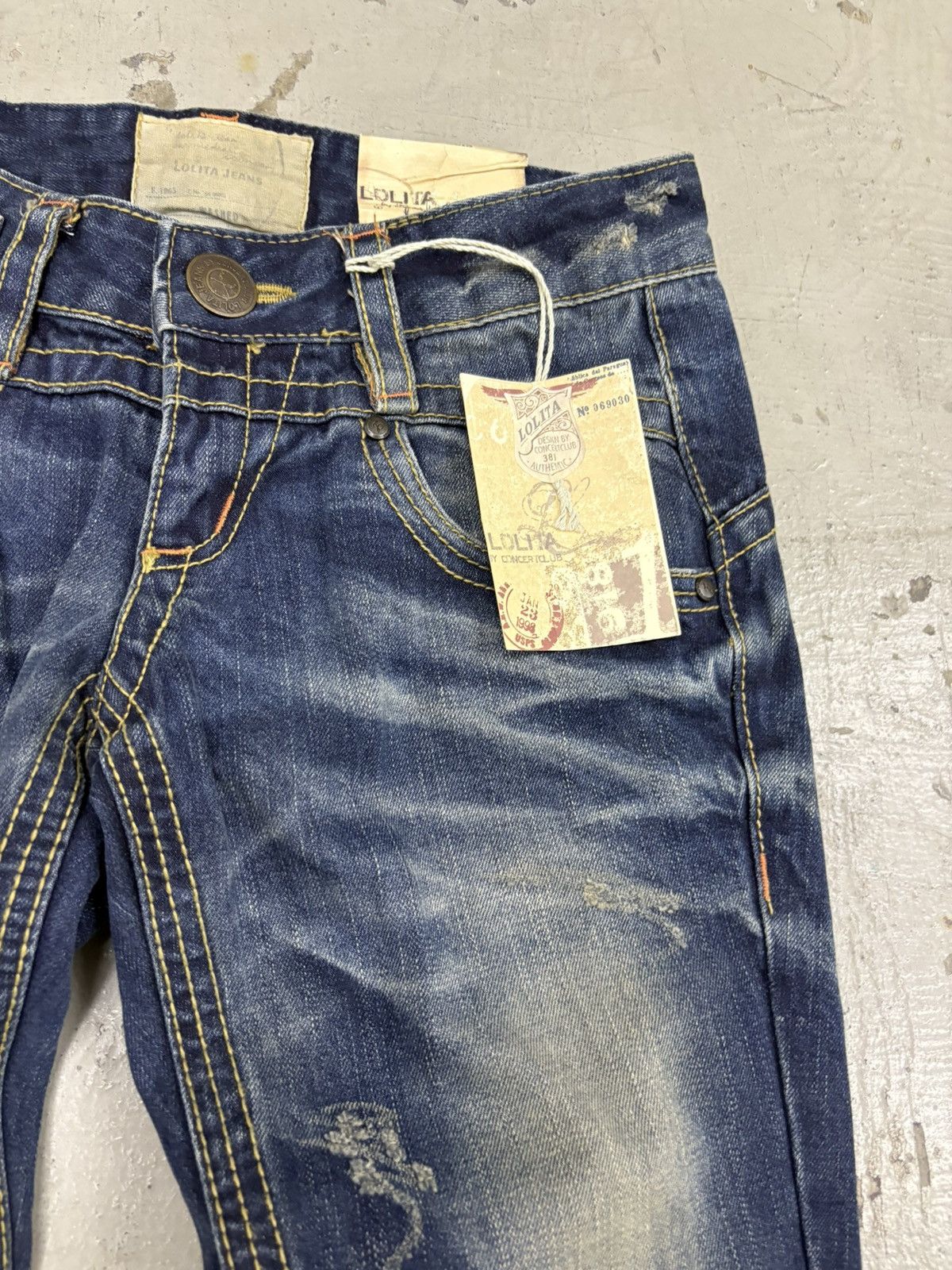 Tornado Mart Vintage Flared Lolita Jeans If Six Was Nine Distressed Size US 31 - 8 Thumbnail