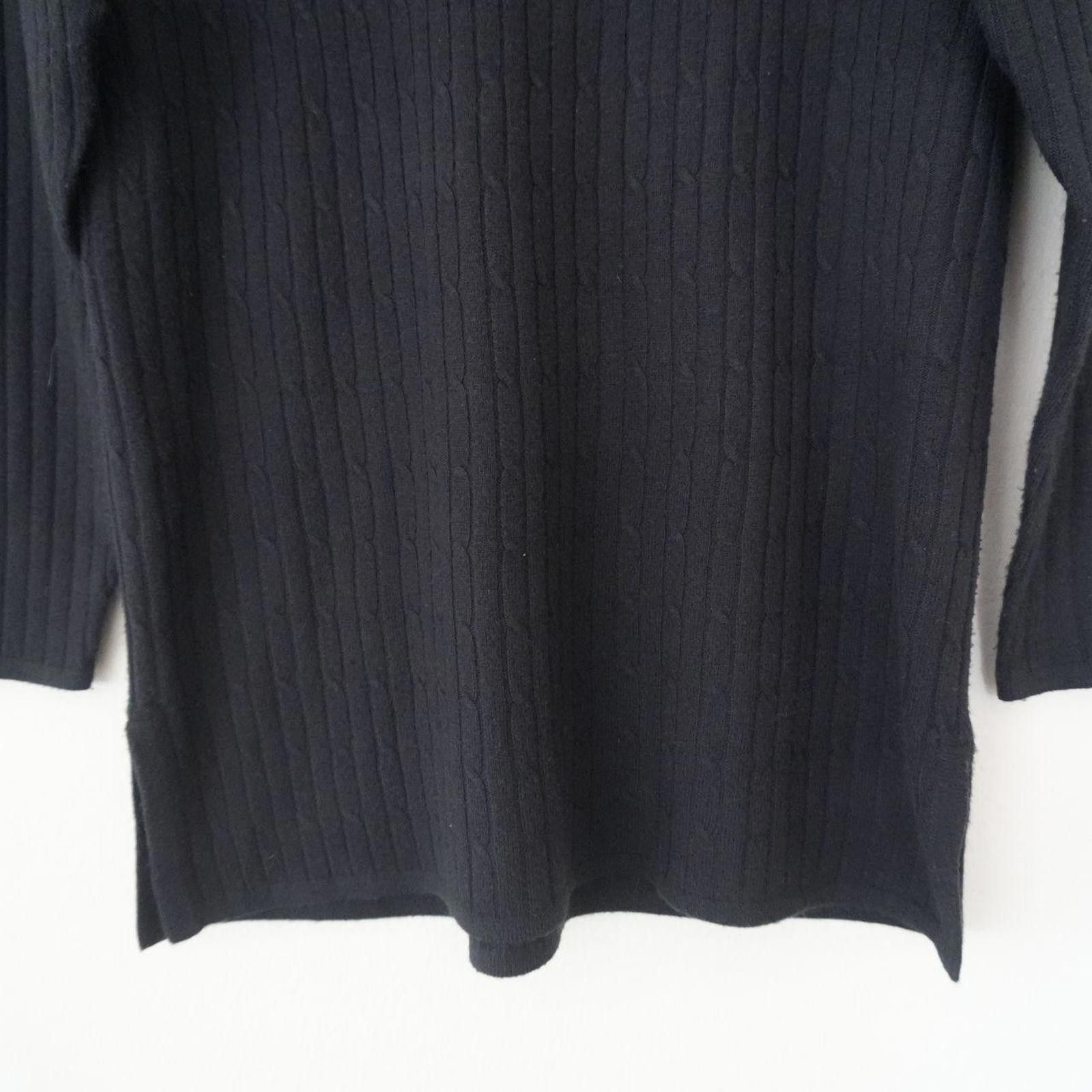 Other TR Bentley Sweater Women's M Black Knit Long Sleeve Acrylic Size M / US 6-8 / IT 42-44 - 2 Thumbnail
