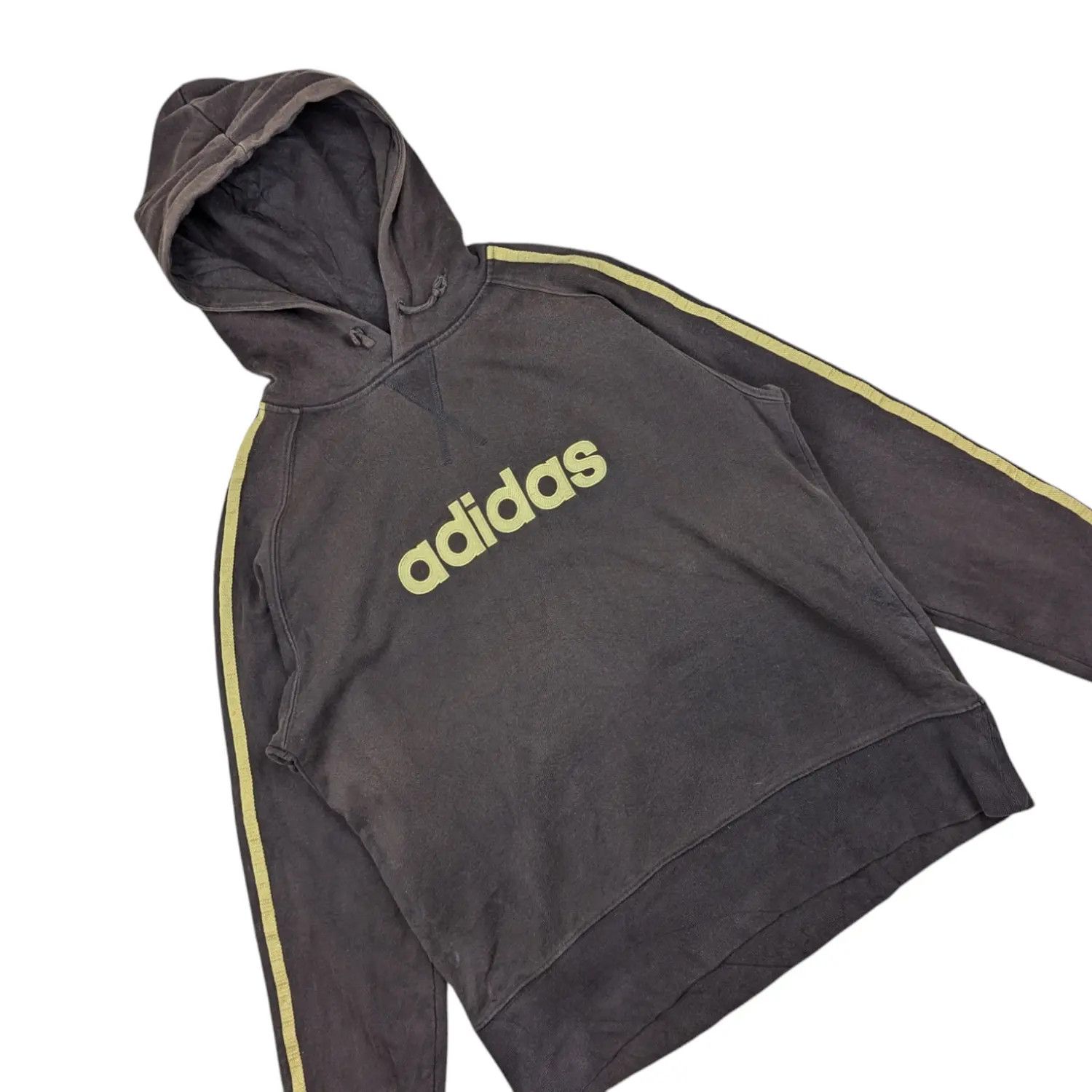 Adidas Vintage 2000's ADIDAS Big Spell Out Hoodie Sweatshirt Size US S / EU 44-46 / 1 - 3 Thumbnail