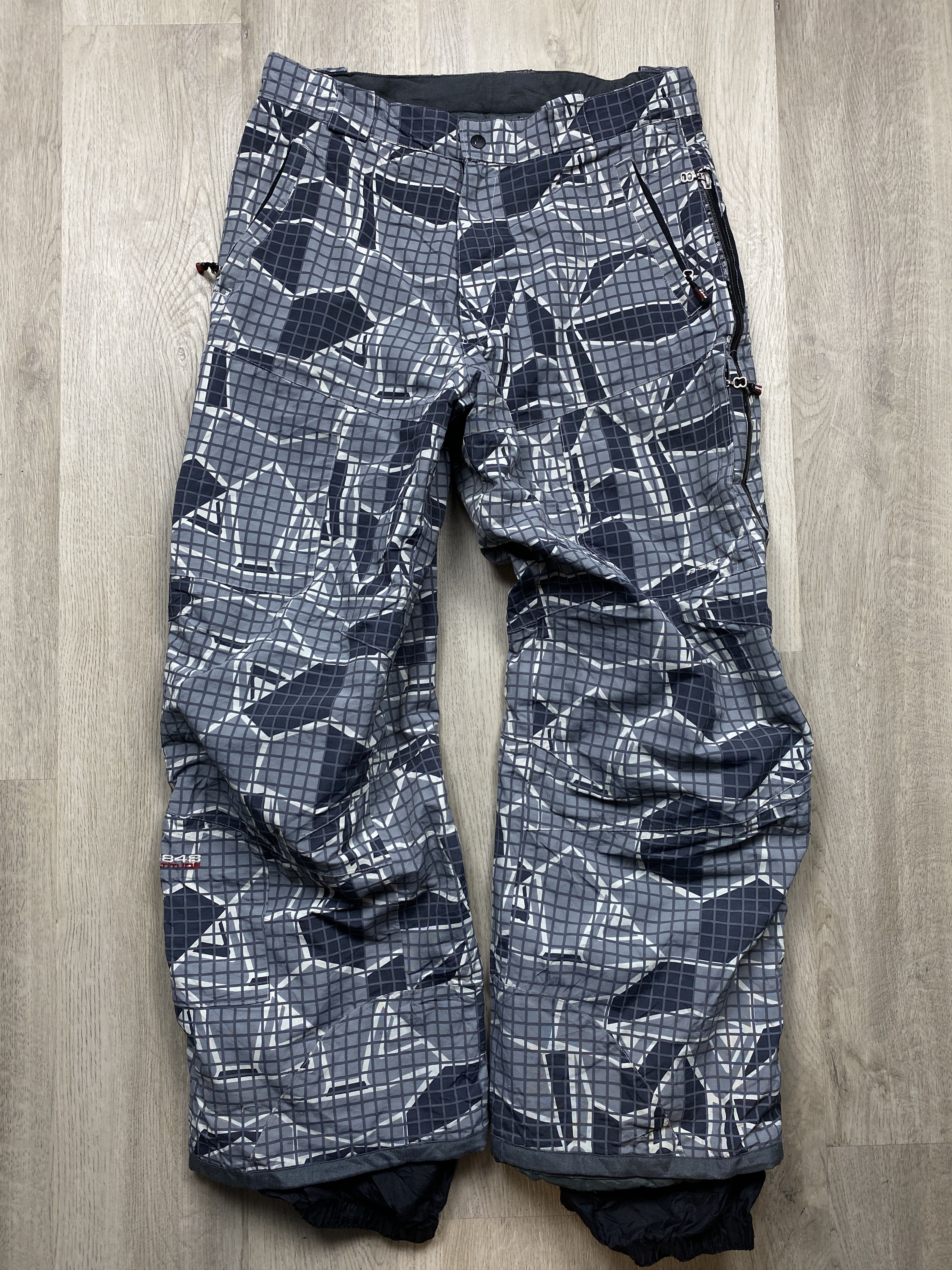 8848 Altitude Vintage Baggy Cargo Ski Pants Snowboard