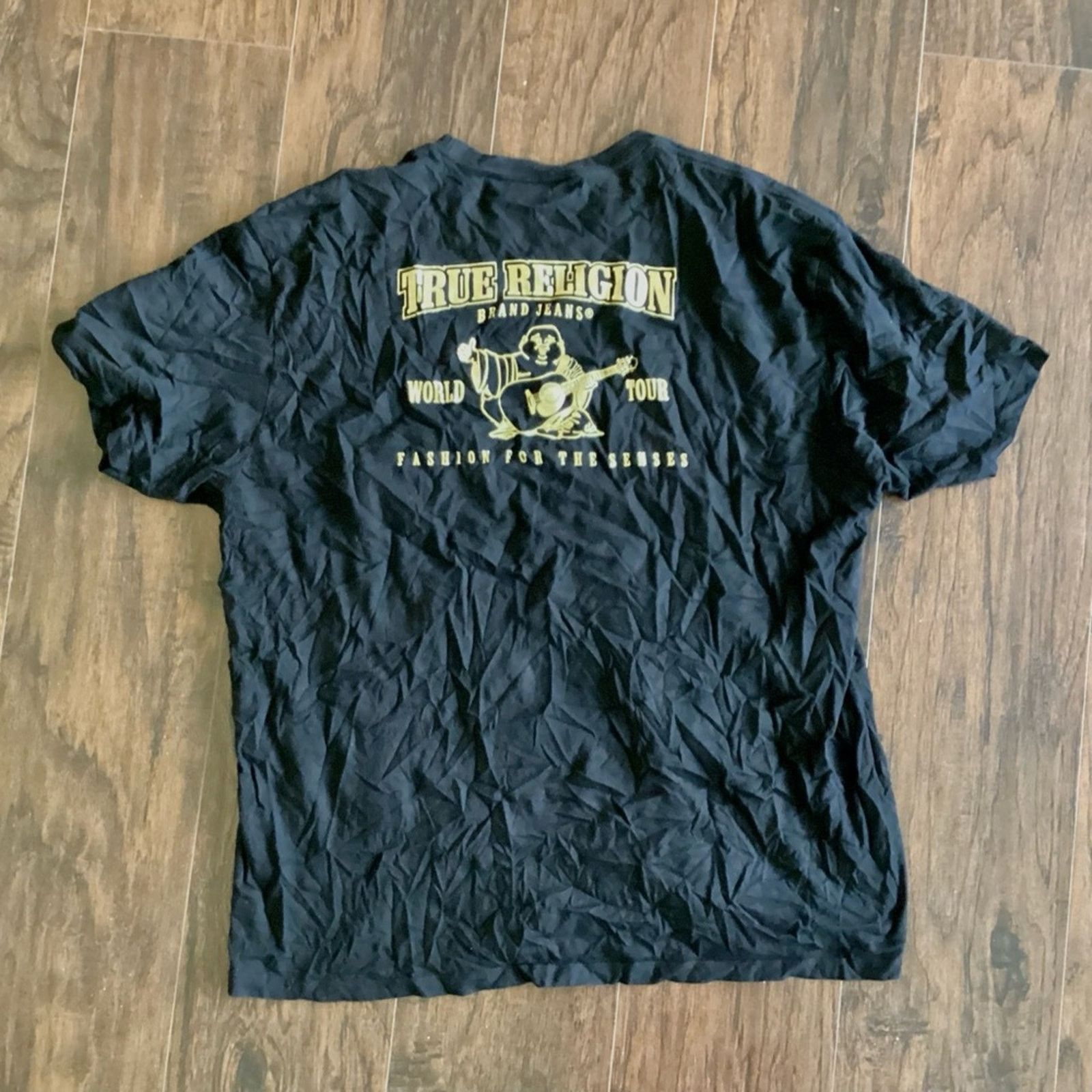 True Religion True Religion Men's Buddha Metallic Short Sleeve Tee Size US XXL / EU 58 / 5 - 4 Thumbnail