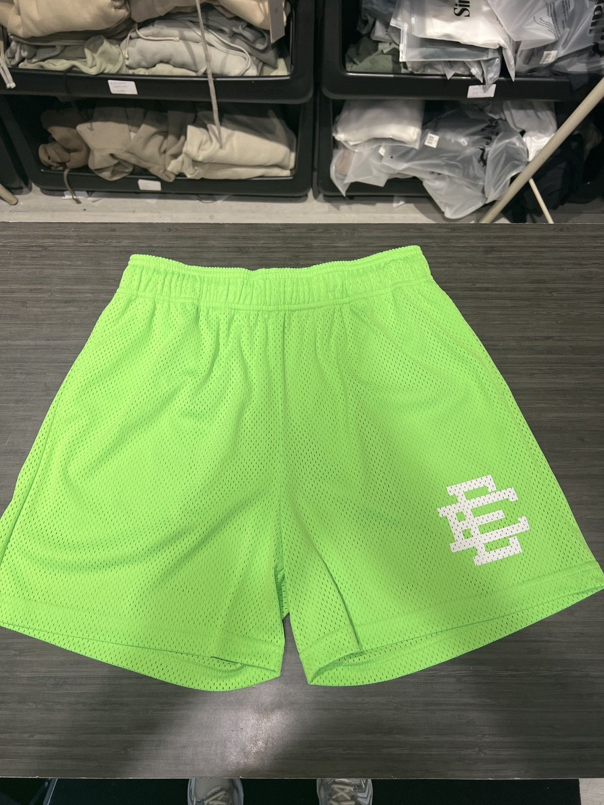 Eric Emanuel Basic Shorts Lime Green
