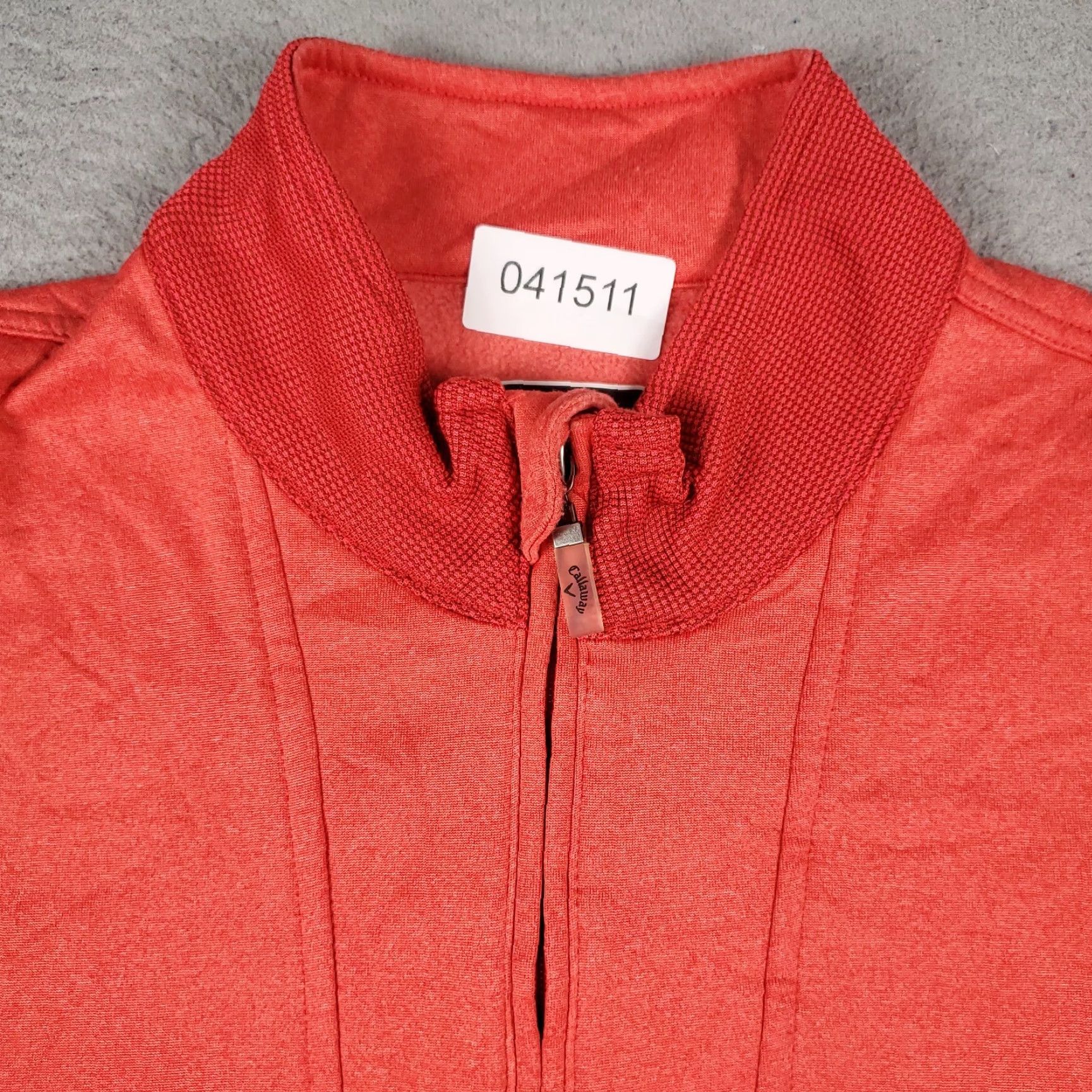 Callaway Callaway Mens Large Red 1/4 Zip Up Golf Casual Pullover Sweater Tee? Size US L / EU 52-54 / 3 - 2 Thumbnail