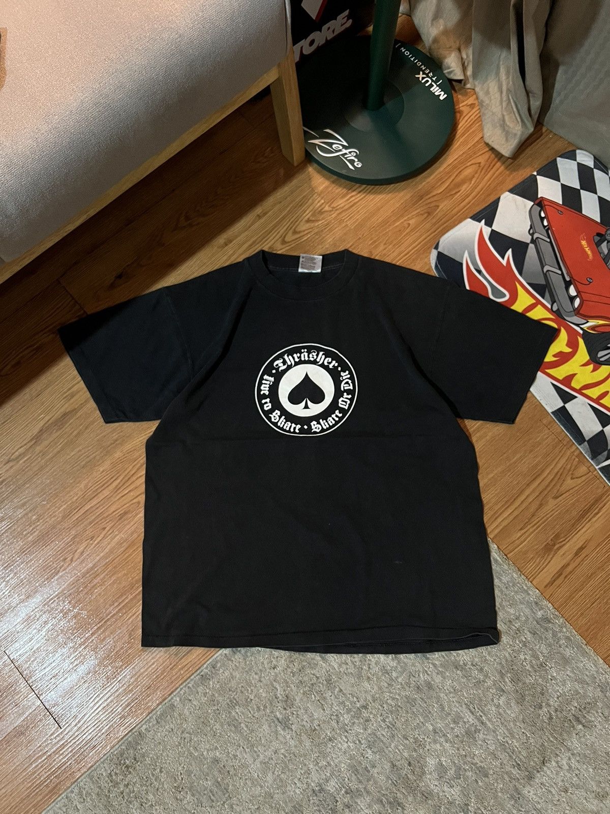 Thrasher × Vintage Vtg thrasher 90s Size US L / EU 52-54 / 3 - 1 Thumbnail