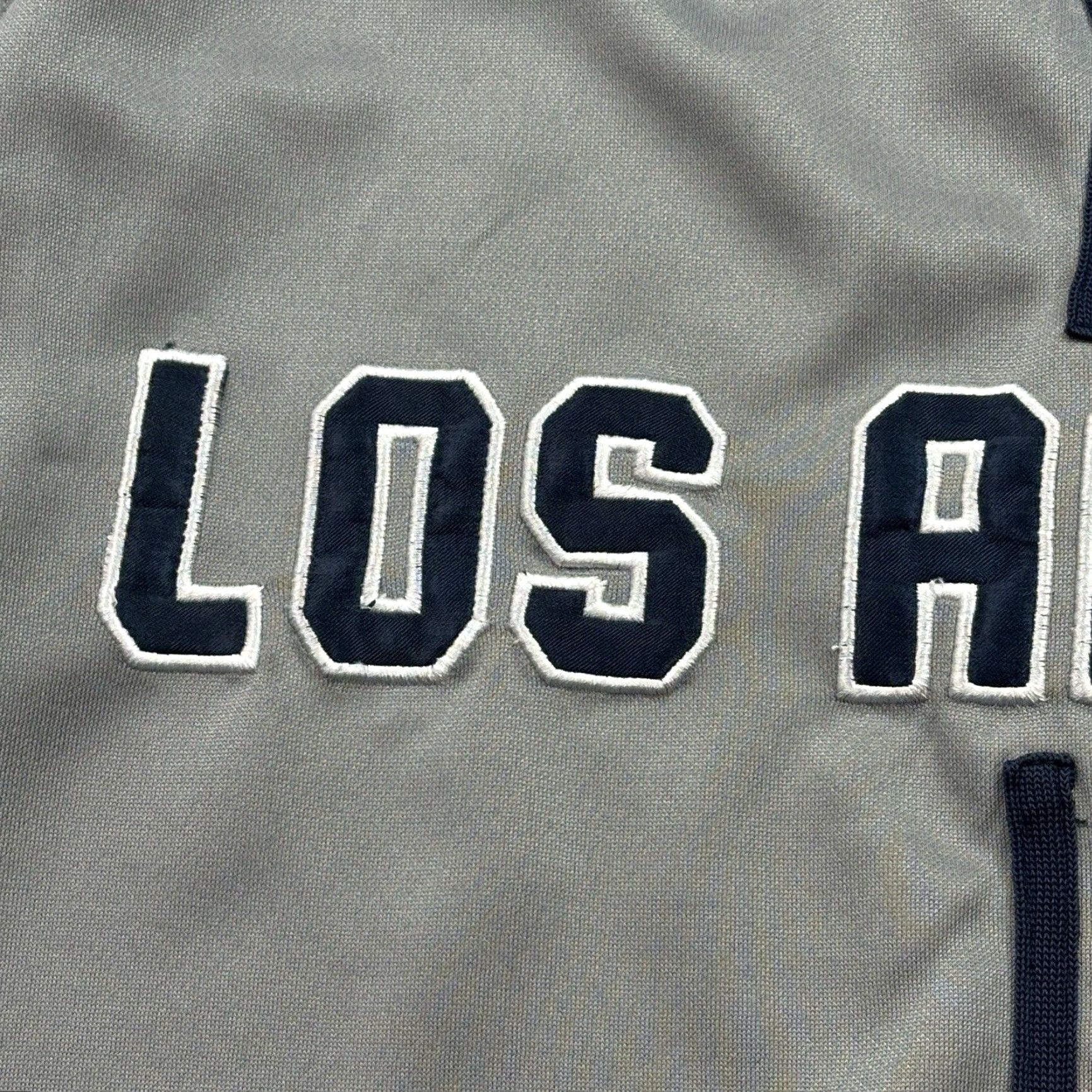 Logo 7 Vintage Renegade Baseball Jersey Mens 2XL Gray Los Angeles Embroidered Logo Y2K Size US XXL / EU 58 / 5 - 3 Thumbnail