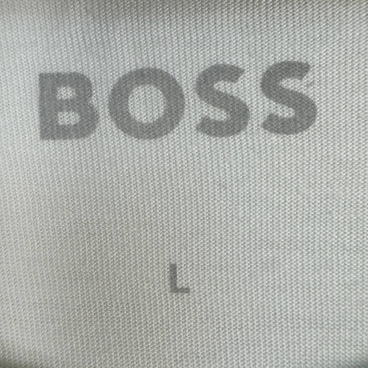 Hugo Boss Boss Minimal Logo T-Shirt White Mens Size L Size US L / EU 52-54 / 3 - 3 Thumbnail