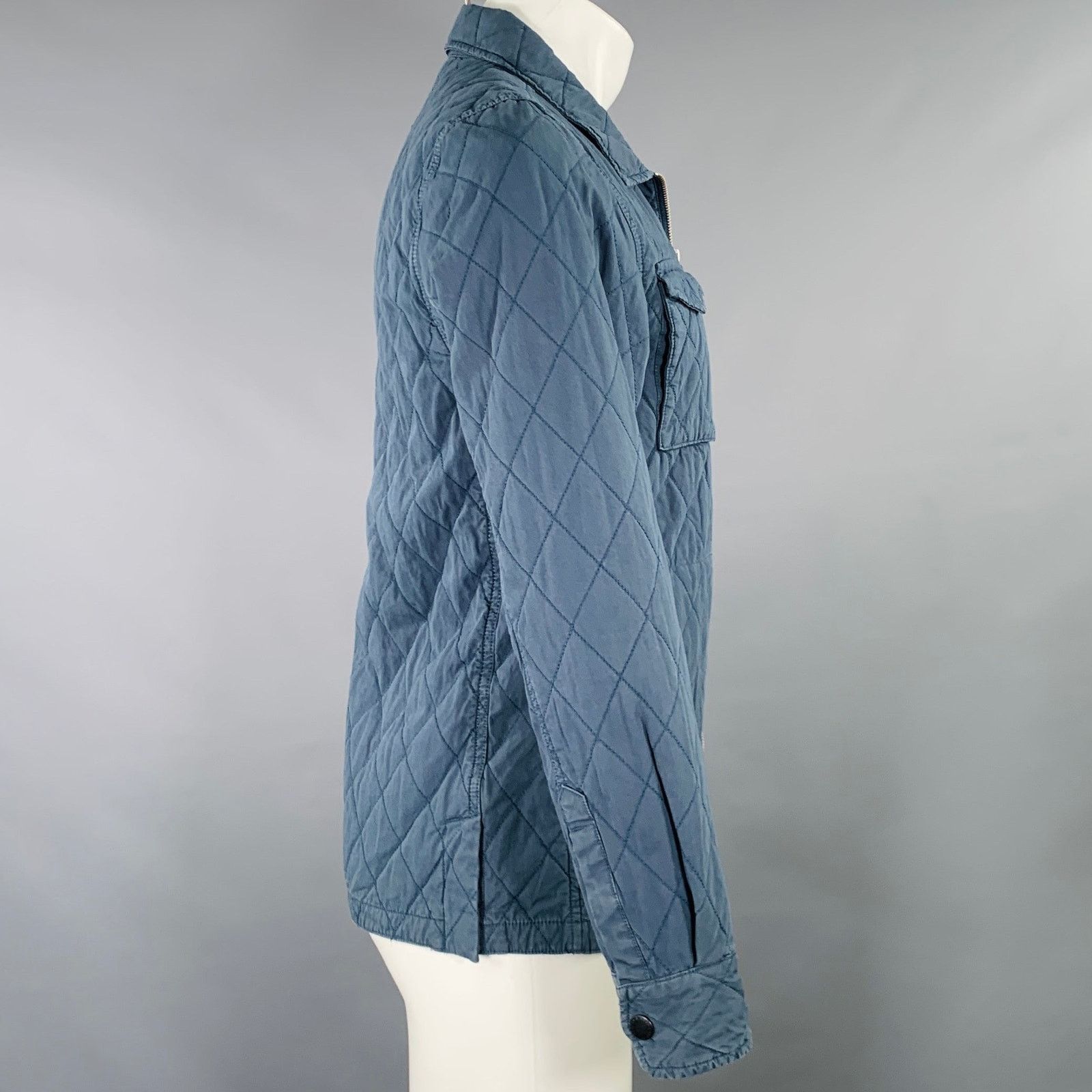 Scotch & Soda SCOTCH AND SODA Size S Blue Quilted Jacket Size US S / EU 44-46 / 1 - 2 Thumbnail