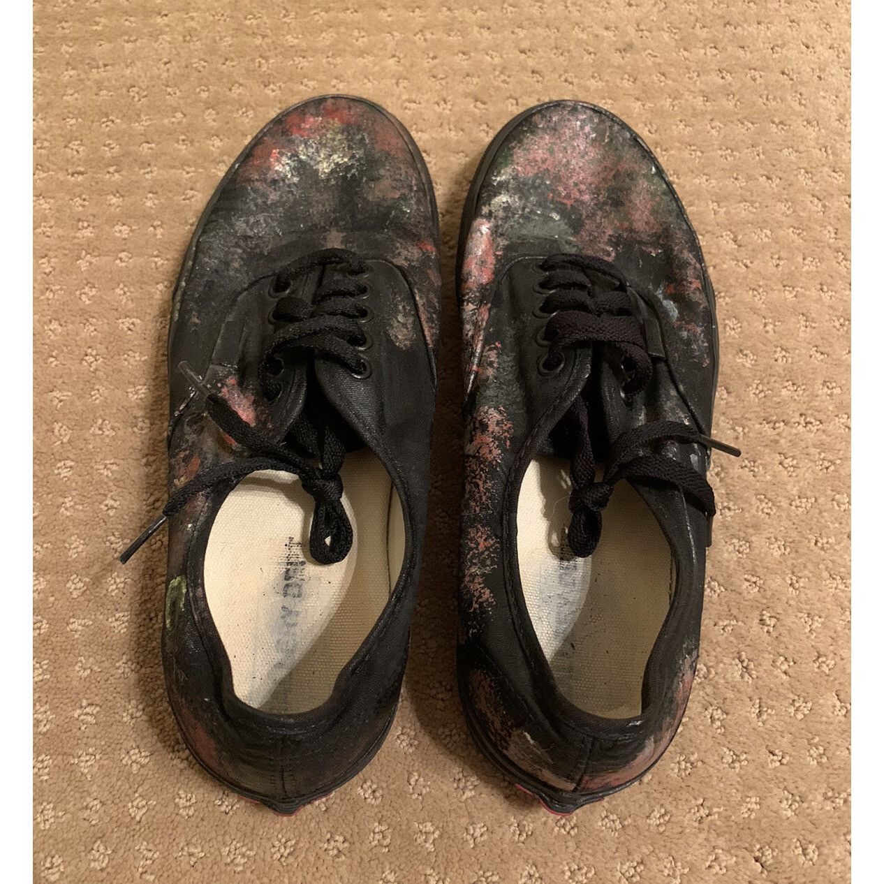 Gallery Dept. Gallery Dept. New Paint Splatter Canvas Sneakers Black Multi Size US 8 / EU 41 - 6 Thumbnail