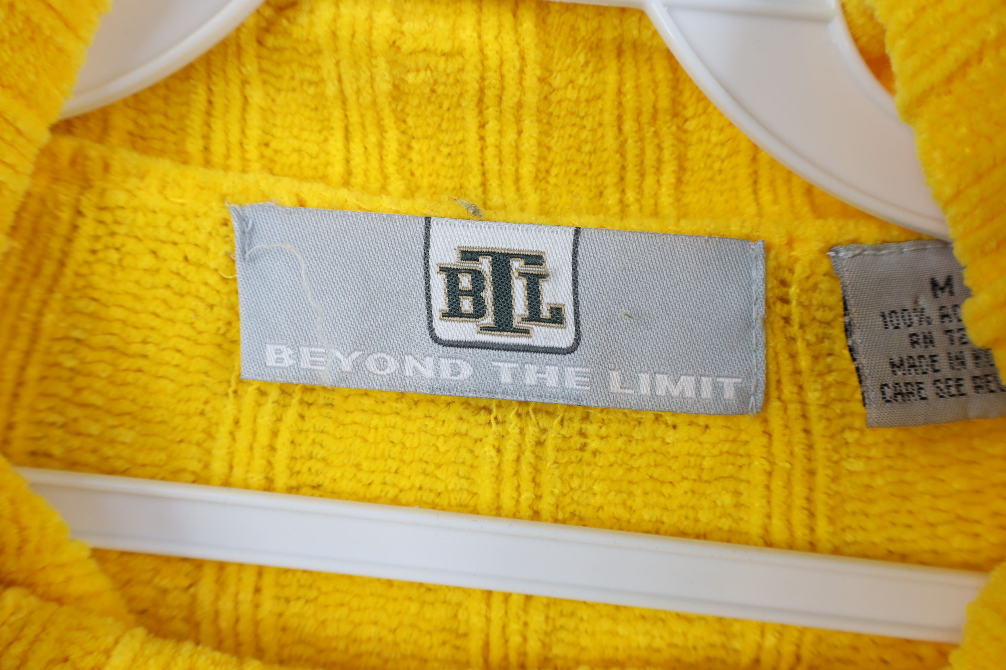 Vintage Vintage 90s Y2K Streetwear Ribbed Knit Turtleneck Sweater Size US M / EU 48-50 / 2 - 6 Thumbnail