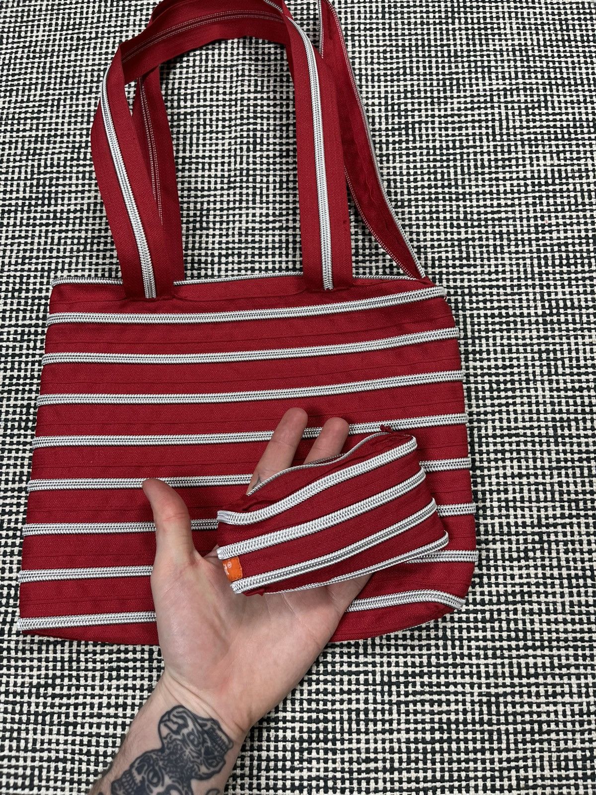 Japanese Brand Japanese brand zip handle bag y2k harajuku style Size ONE SIZE - 3 Thumbnail