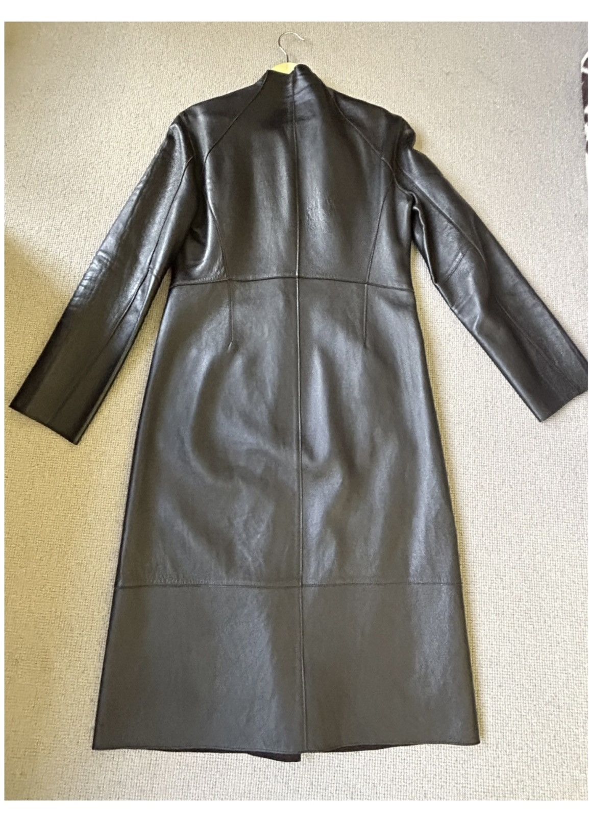 Donna Karan Donna Karan Vintage Leather Coat Size S / US 4 / IT 40 - 7 Thumbnail