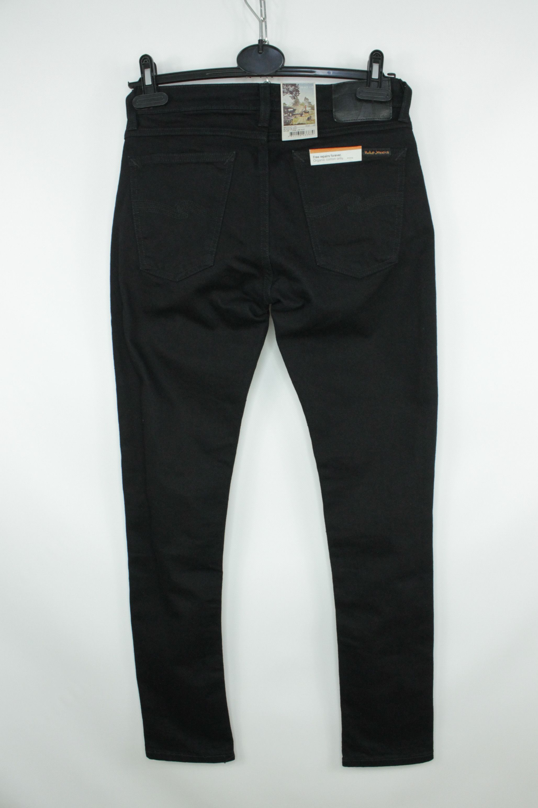 Nudie Jeans Nudie Jeans Skinny Lin Black Black Skinny Fit Women's Jeans Size 27" / US 4 / IT 40 - 7 Thumbnail