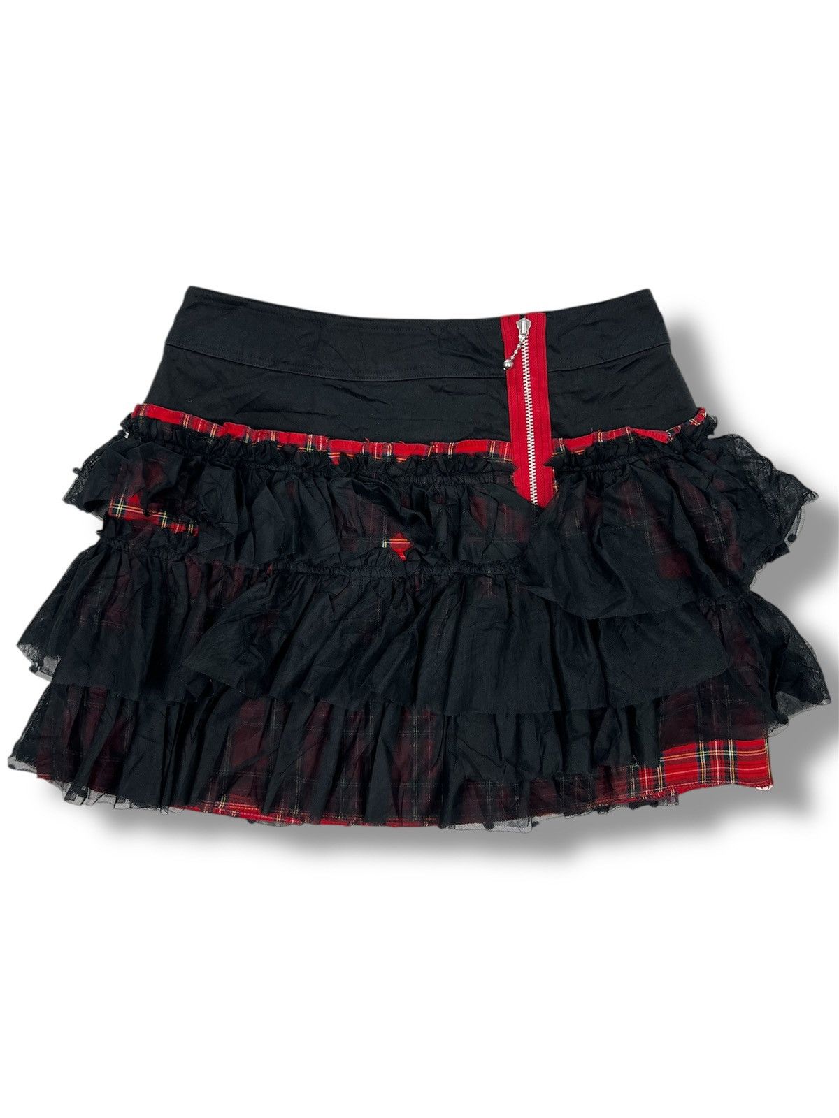 Japanese Brand Ba-tsu Club Layered Gothic Skirt Size 27" / US 4 / IT 40 - 1 Thumbnail