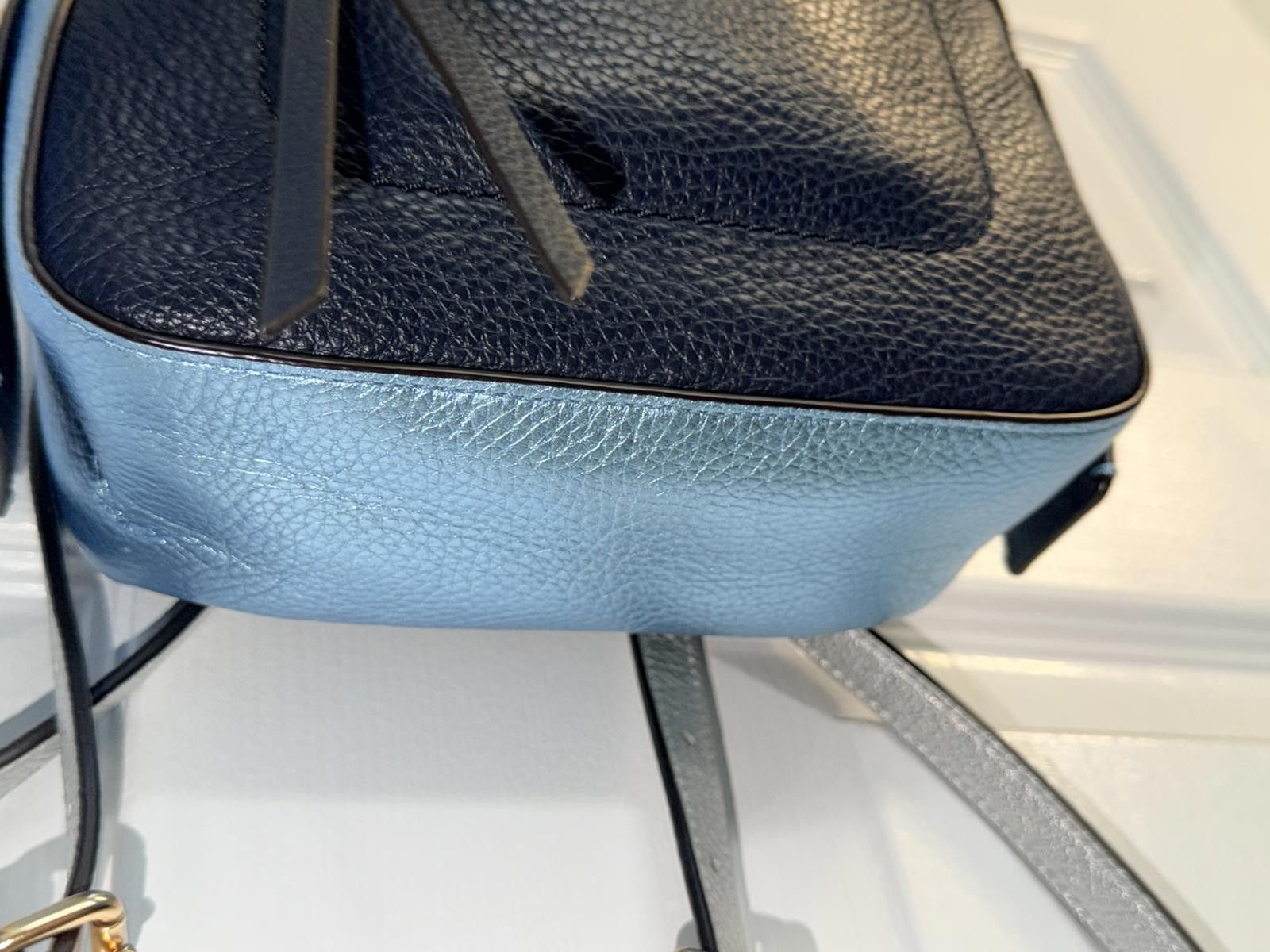 Coach Coach Andi Backpack In Colorblock Metallic Midnight Blue Size ONE SIZE - 4 Thumbnail
