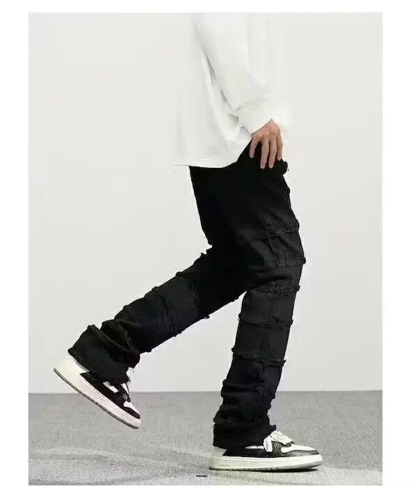 VIBE Opium Black Stack Denim Jeans Size US 28 / EU 44 - 2 Thumbnail