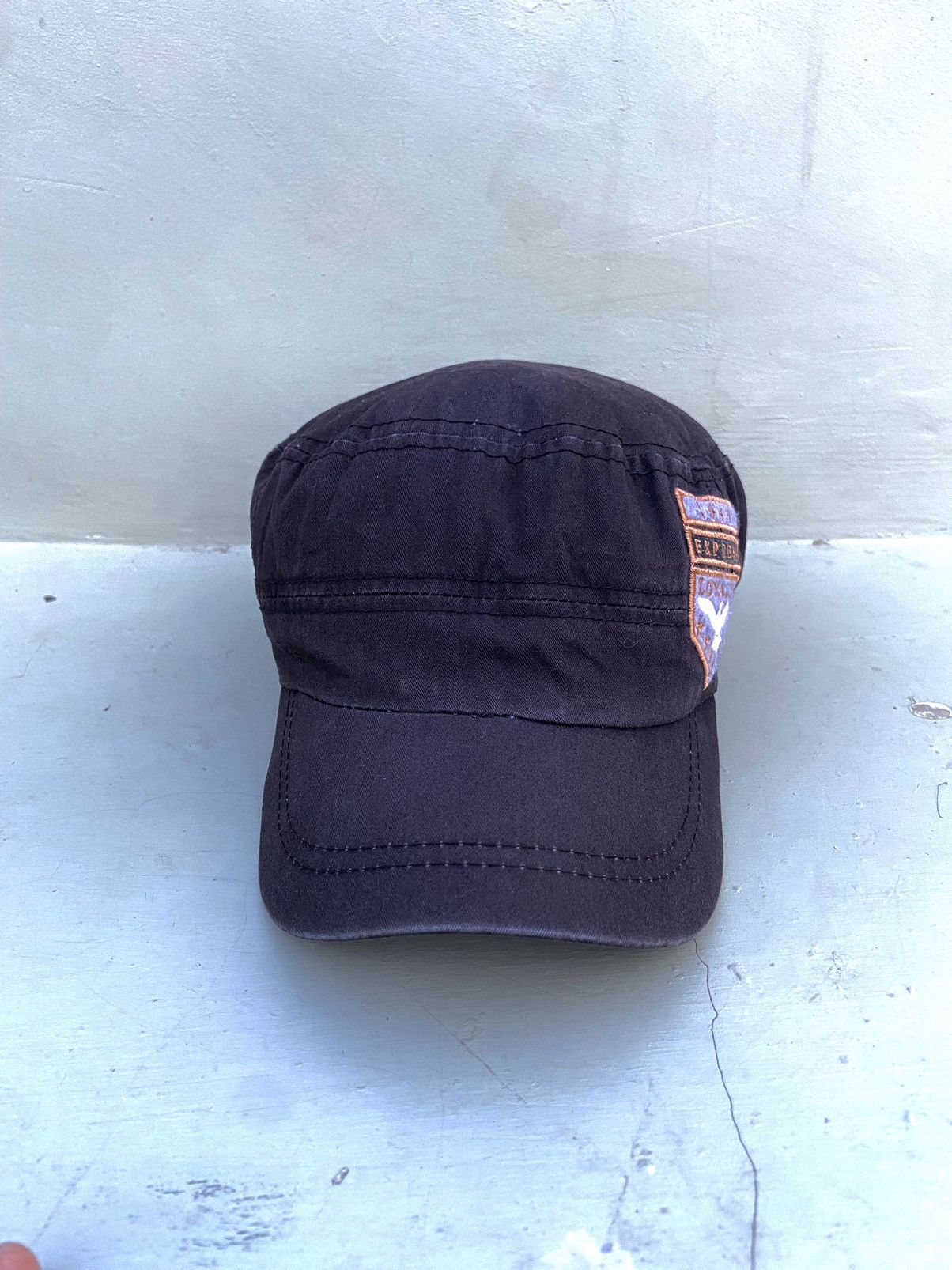 If Six Was Nine 2000s pilot hat express loyalty patrol hat Size ONE SIZE - 2 Thumbnail
