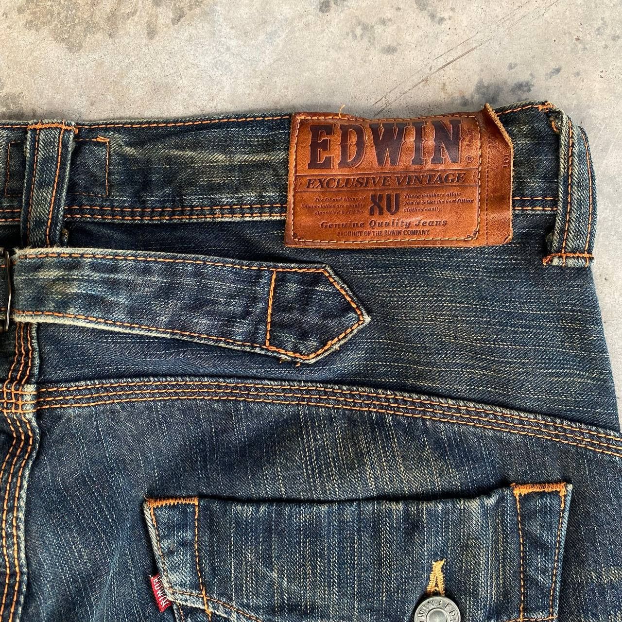 Edwin × Vintage FLARE EDWIN EXCLUSIVE GHOST CLAWMARK BUCKLE BACK BJ03-42 Size US 34 / EU 50 - 11 Thumbnail