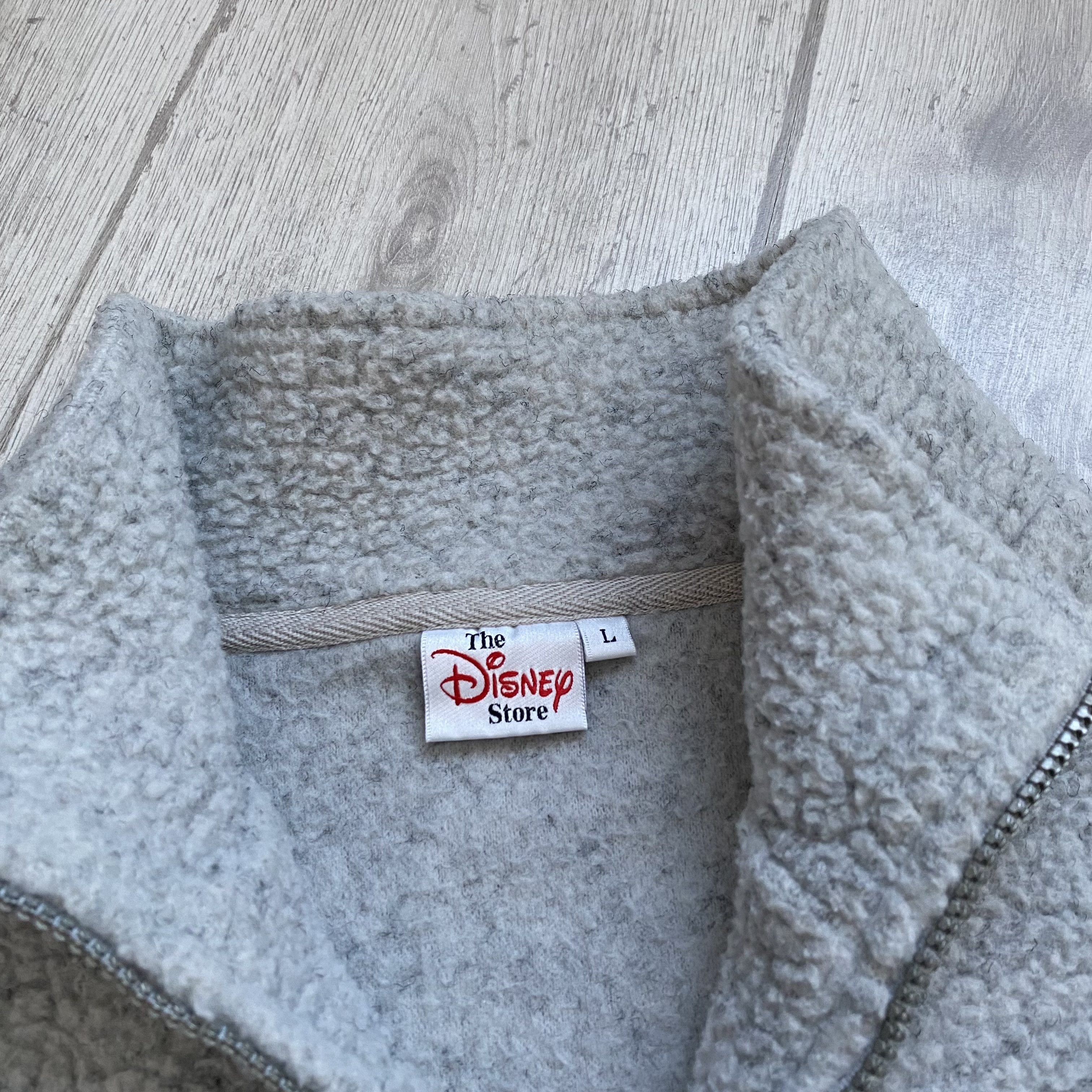 Disney Vintage 90s Mickey Mouse fleece Boxy sweatshirt Zip Teddy Size US L / EU 52-54 / 3 - 7 Thumbnail