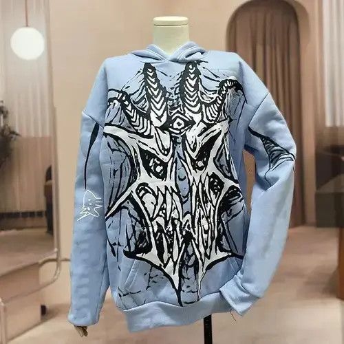 Japanese Brand × Vintage Hoodie Sweatshirt Harajuku Vintage Size ONE SIZE - 4 Thumbnail
