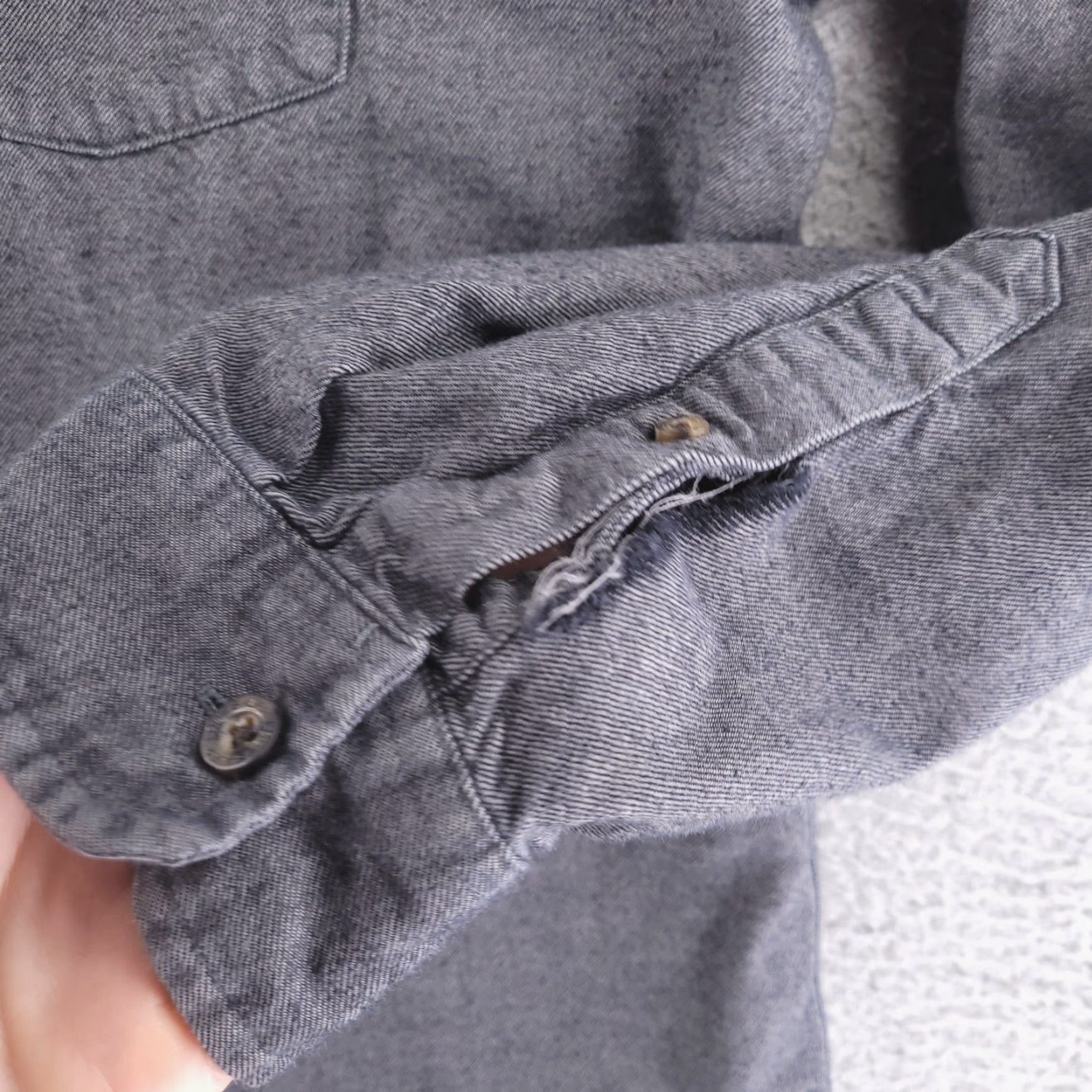 Eddie Bauer Eddie Bauer Shirt Mens L Gray Flannel Button Long Sleeve Relaxed Baggy Fit Size US L / EU 52-54 / 3 - 4 Thumbnail