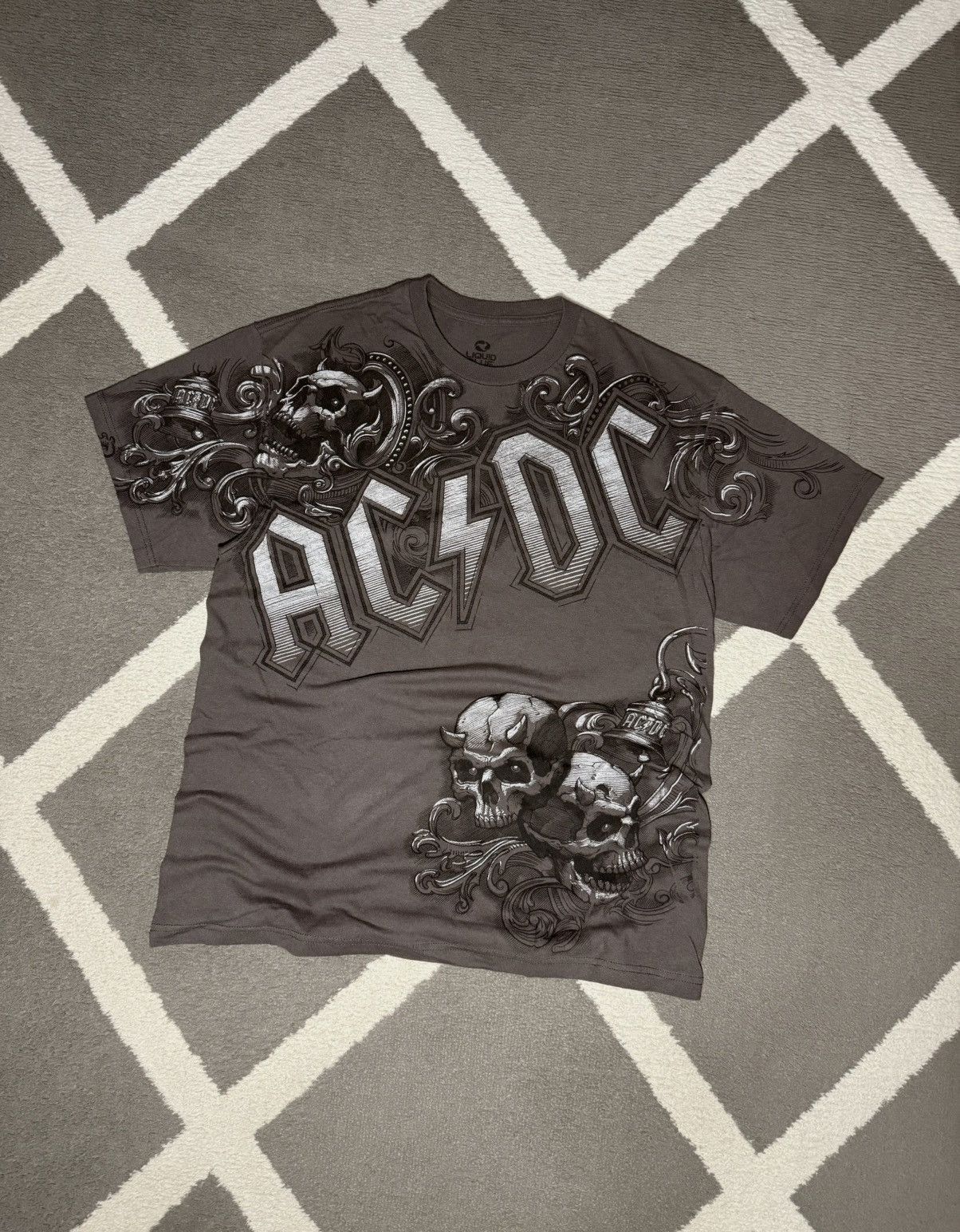 AC/DC × Liquid Blue × Vintage Liquid Blue x ACDC Band Graphic T-shirt Tee 00’s Y2K Size US L / EU 52-54 / 3 - 2 Thumbnail