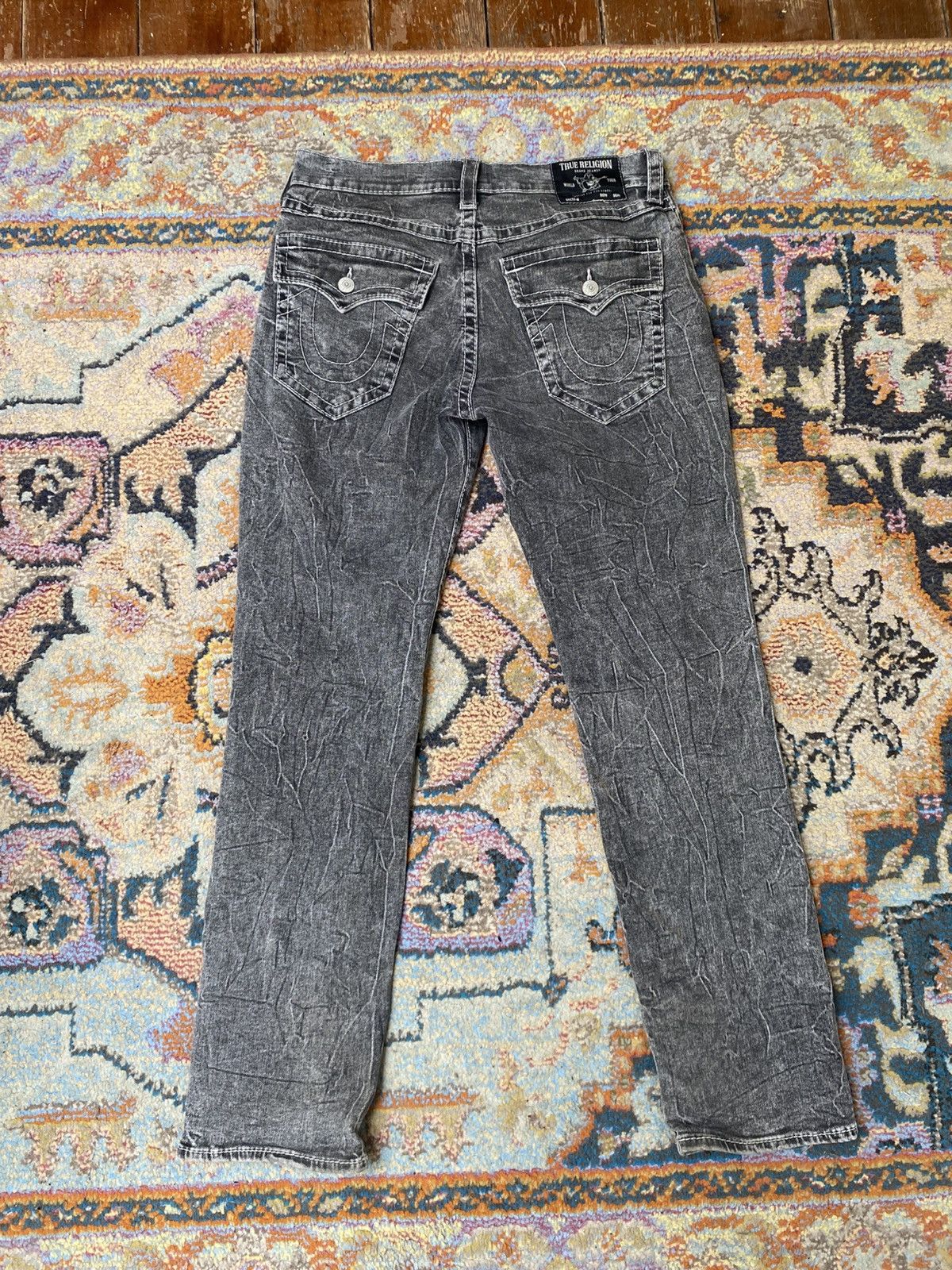 True Religion True Religion Ricky Flap Big T Jeans Size US 34 / EU 50 - 2 Thumbnail