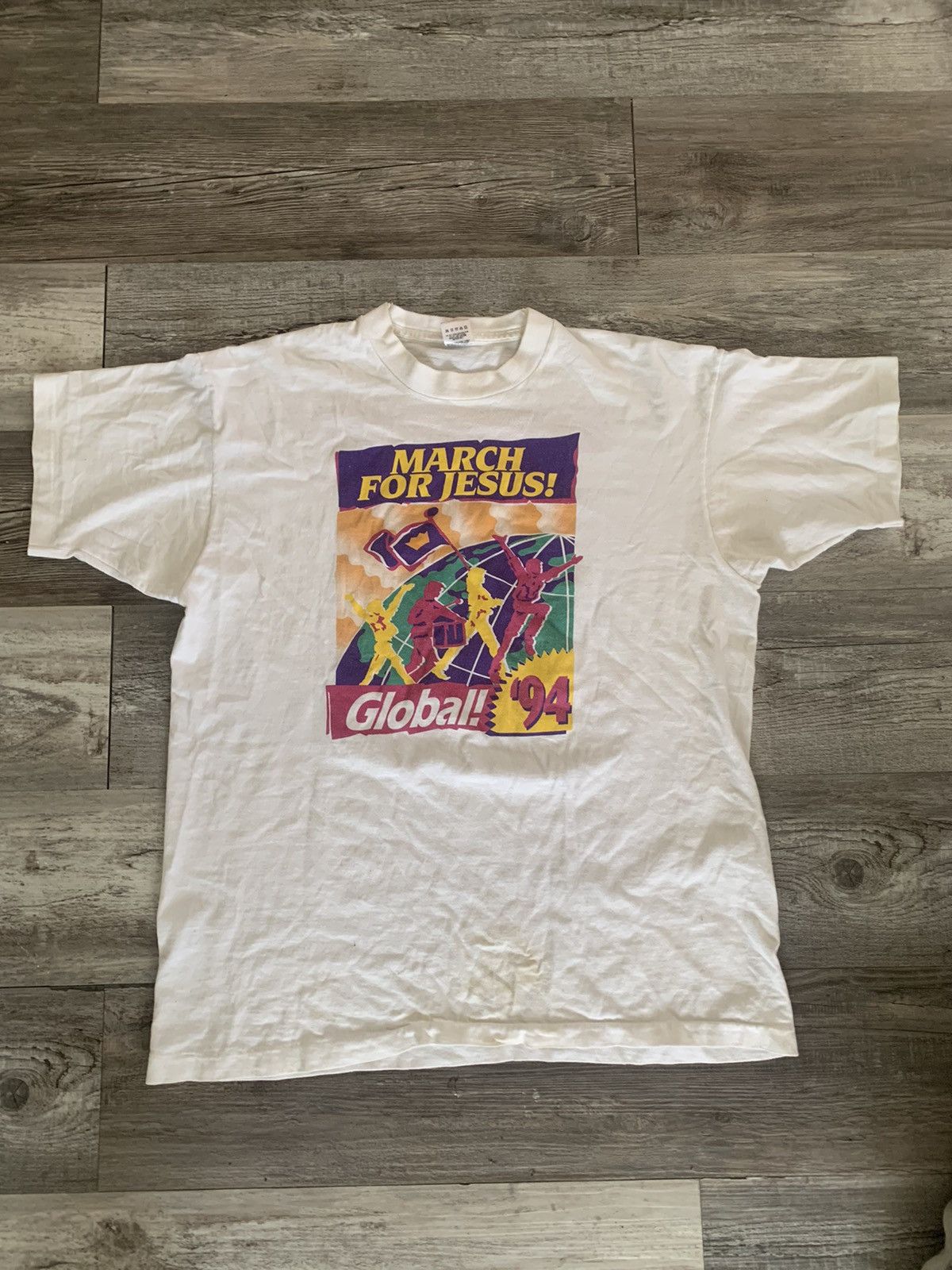 Vintage 1994 March for Jesus tee Size US M / EU 48-50 / 2 - 1 Thumbnail