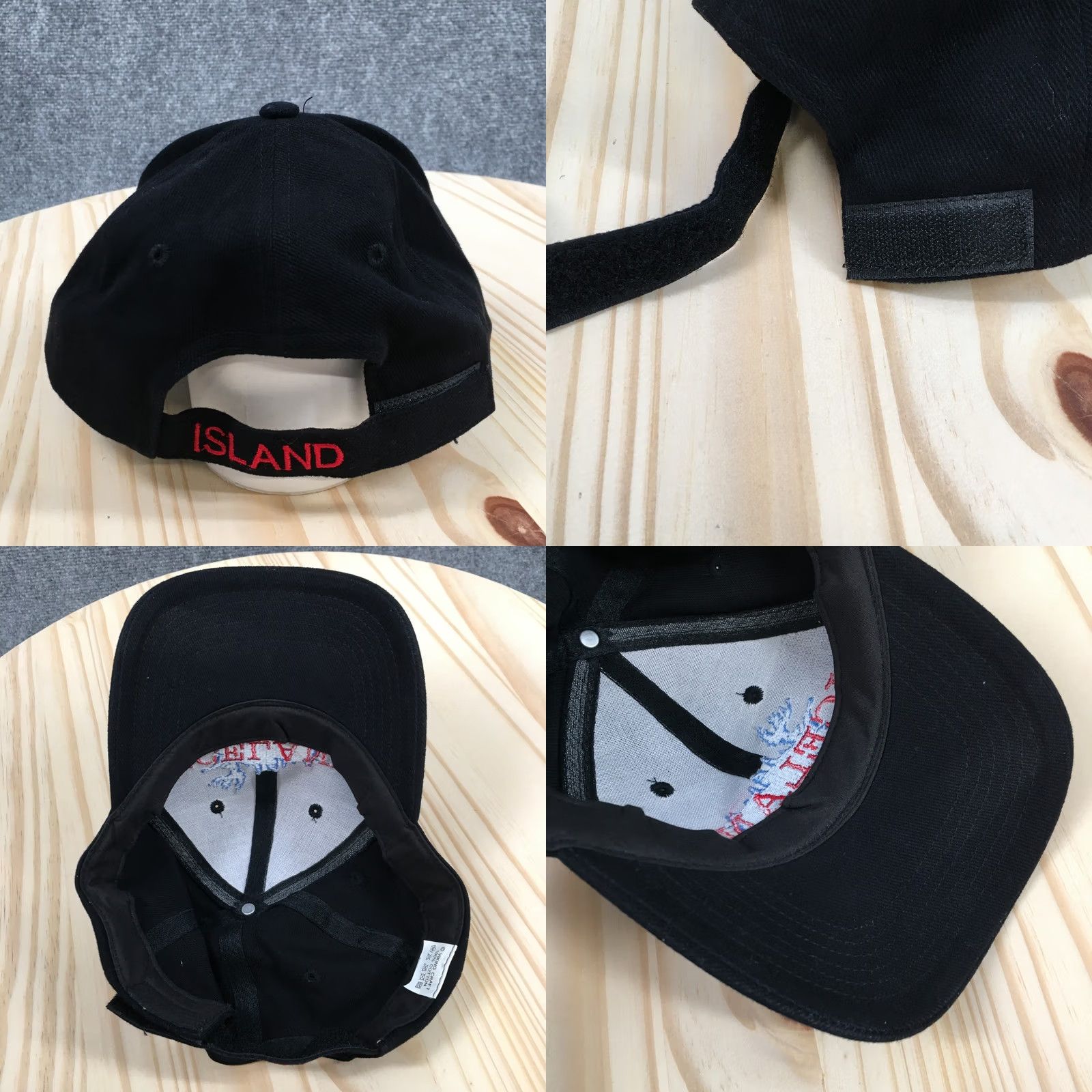 Vintage Iceland Island Baseball Cap Hat Embroidered Cotton Basic Mens One Size Black Size ONE SIZE - 8 Thumbnail