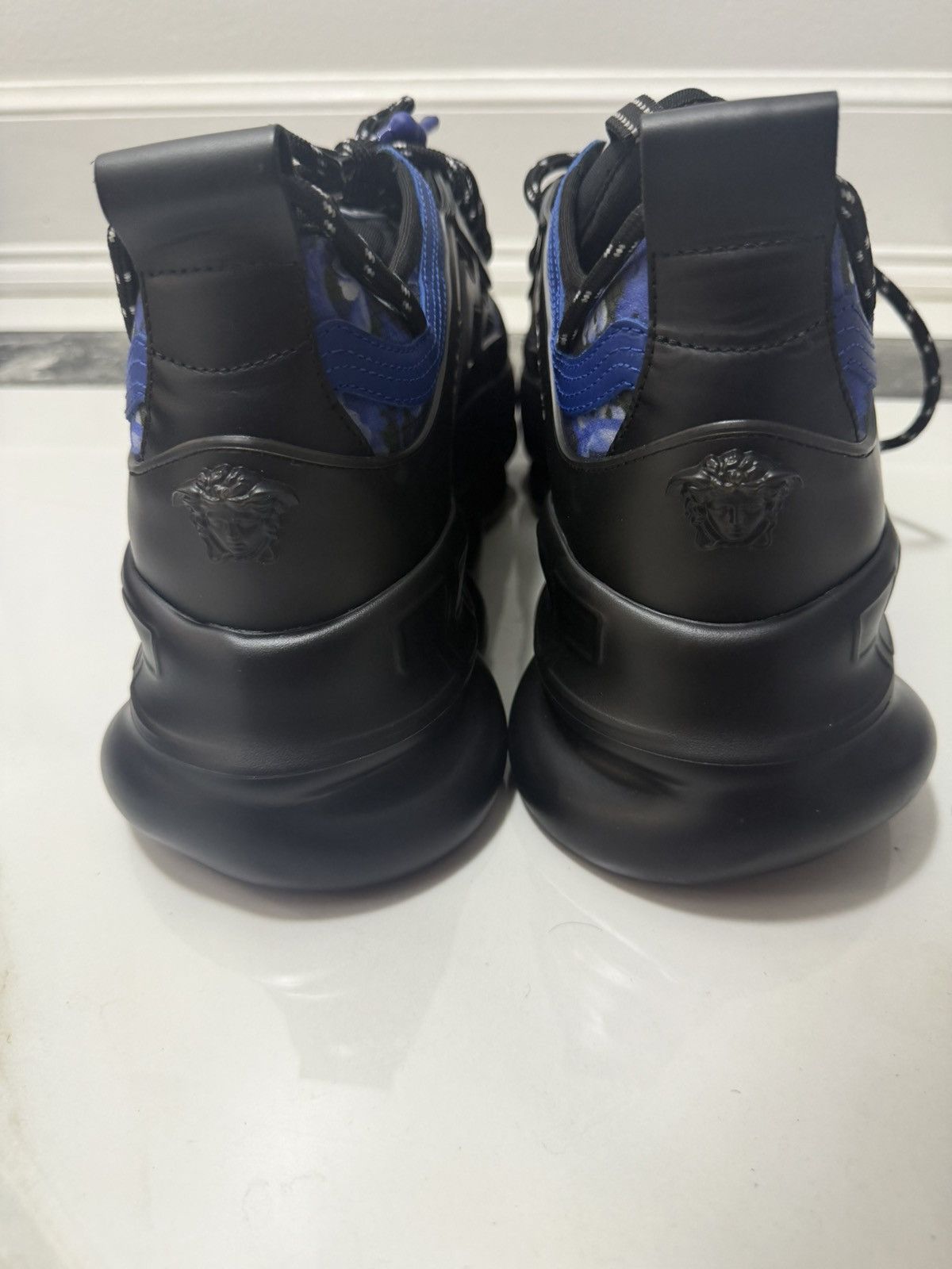 Versace Versace Chain Reaction Blue Barq Sneakers Size 45 Brand New Size US 12 / EU 45 - 5 Thumbnail