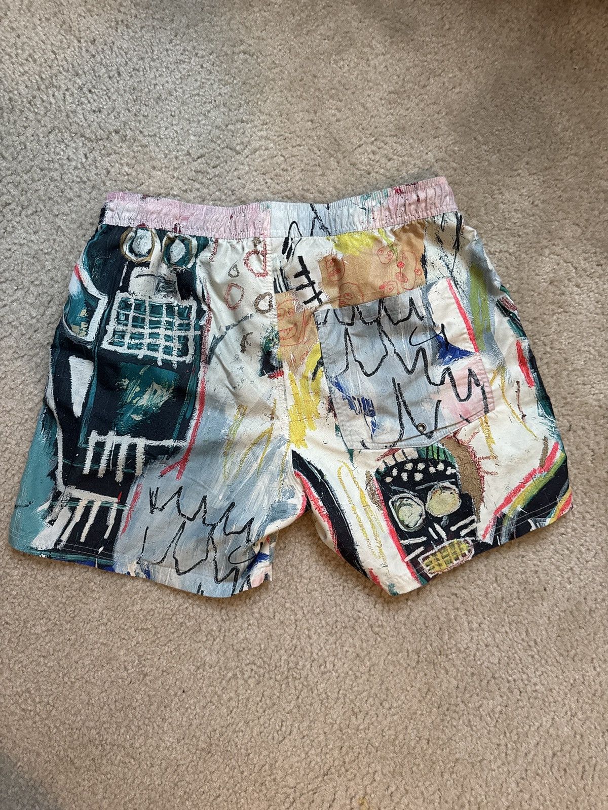 Cotton On × Jean-Michel Basquiat Jean Michel Basquiat x Cotton On swim shorts Size US 30 / EU 46 - 1 Thumbnail