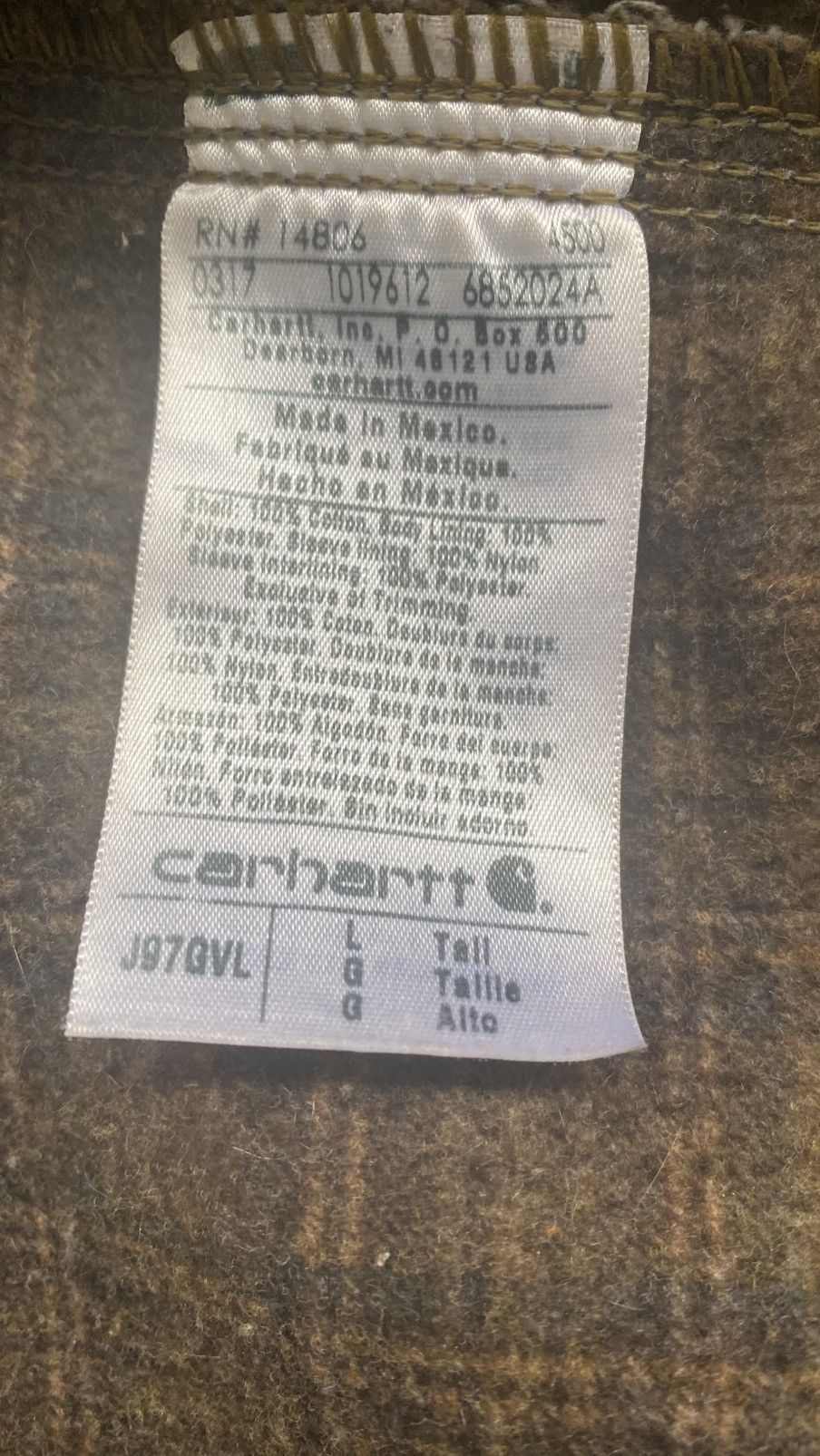Carhartt Vintage Carhartt J97 GVL Detroit Jacket - Large Tall - 0317 Size US L / EU 52-54 / 3 - 3 Thumbnail