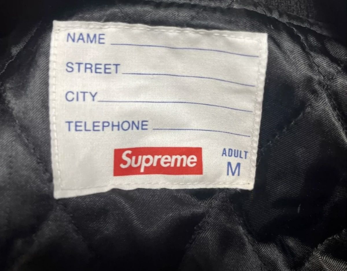 Supreme Supreme black motion logo varsity Jacket Size US M / EU 48-50 / 2 - 4 Thumbnail