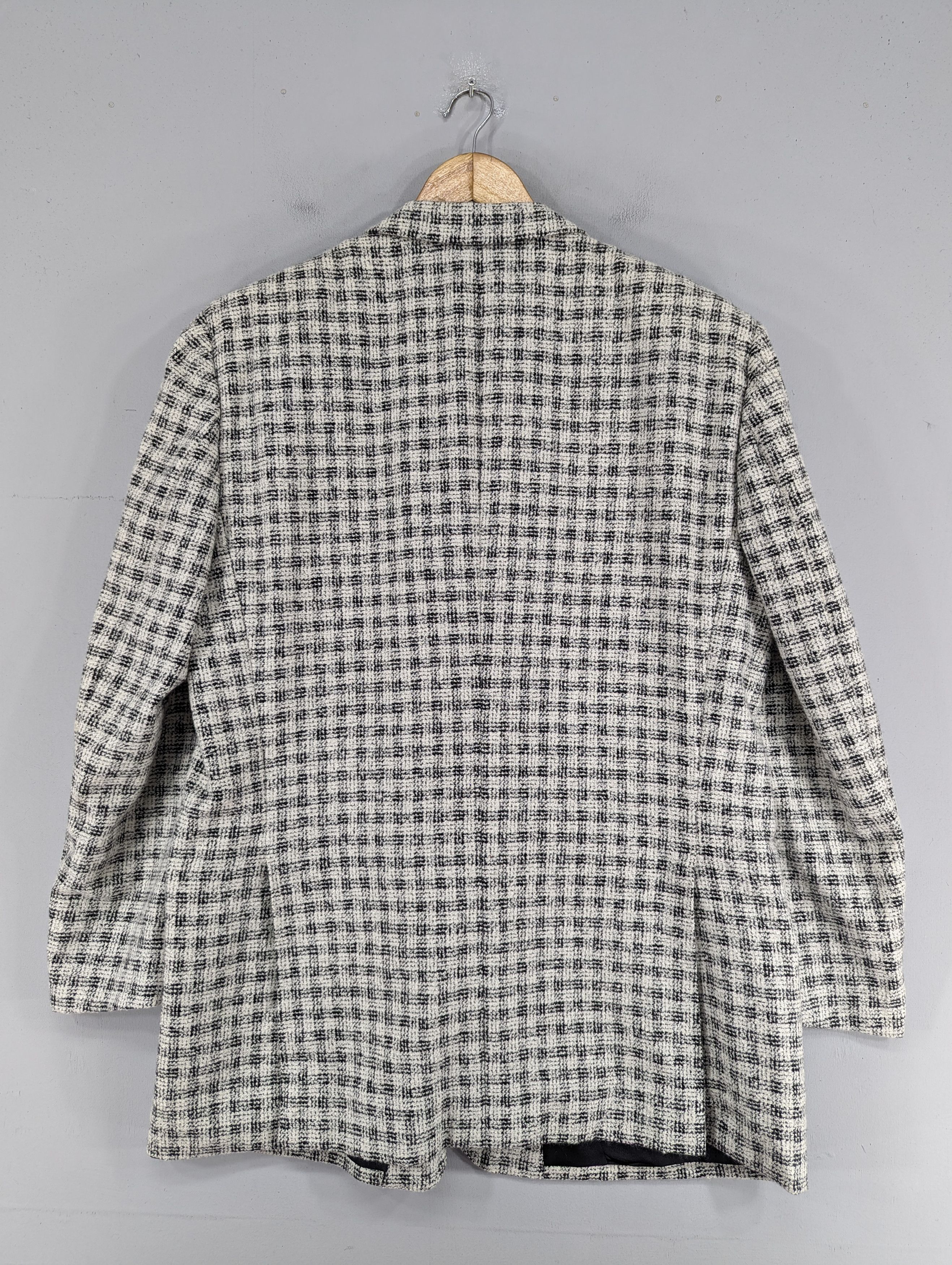 Givenchy Vintage Monsieur Givenchy Plaid Blazer Jacket Size US L / EU 52-54 / 3 - 17 Thumbnail
