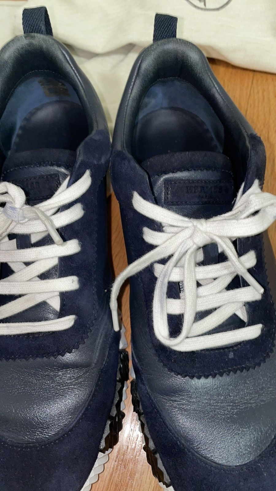 Hermes HERMES Bouncing sneakers in 'Navy Blue' Size US 10 / EU 43 - 4 Thumbnail