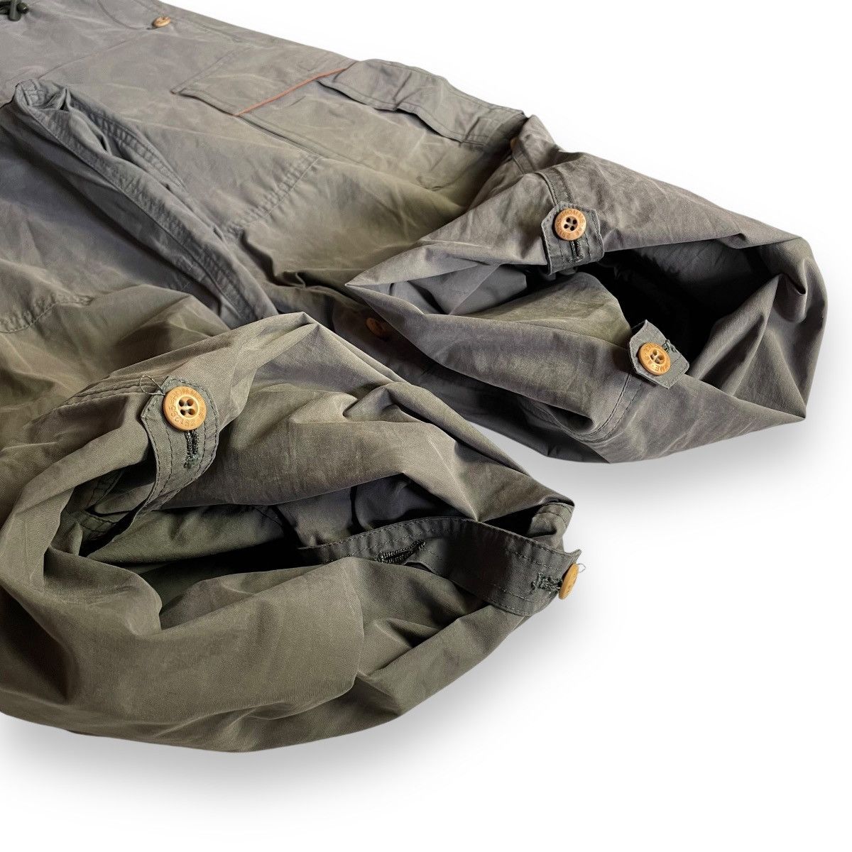 20471120 🇯🇵 291295 = HOMME 3 WAYS NYLON PARACHUTE CARGO PANTS Size US 34 / EU 50 - 17 Thumbnail