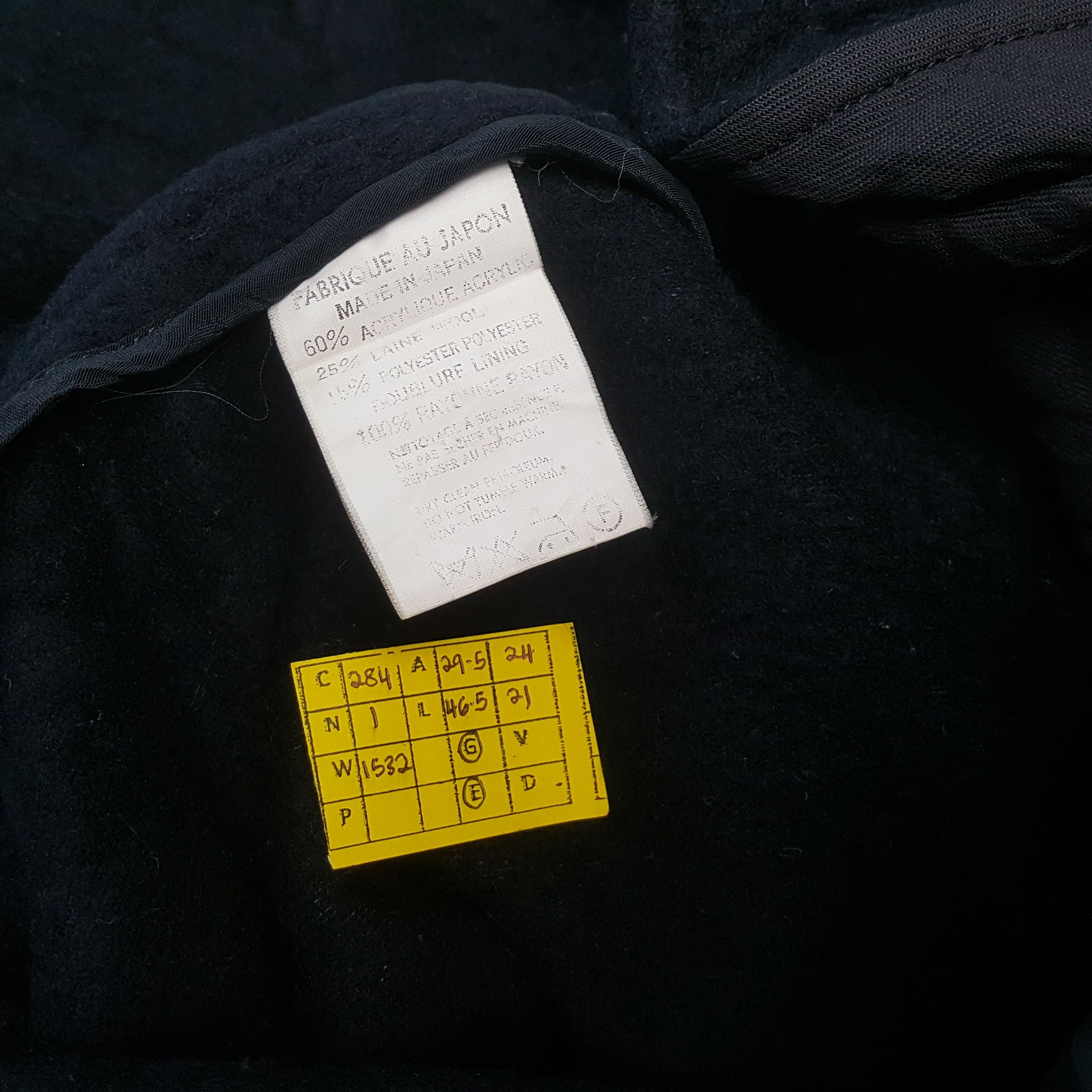 Designer × Y's × Yohji Yamamoto Vintage Y'S Yohji Yamamoto Japan Designer Jacket C284N1 Size US XXL / EU 58 / 5 - 6 Thumbnail